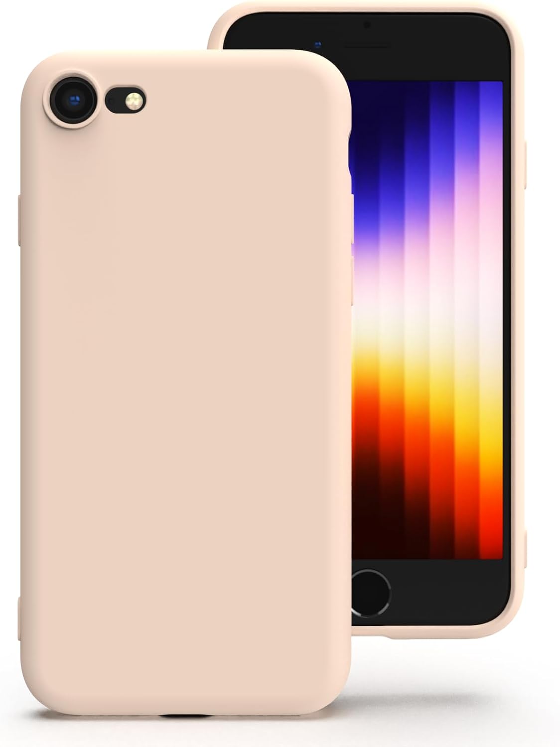 Einfarbige Silikon iPhone Hülle