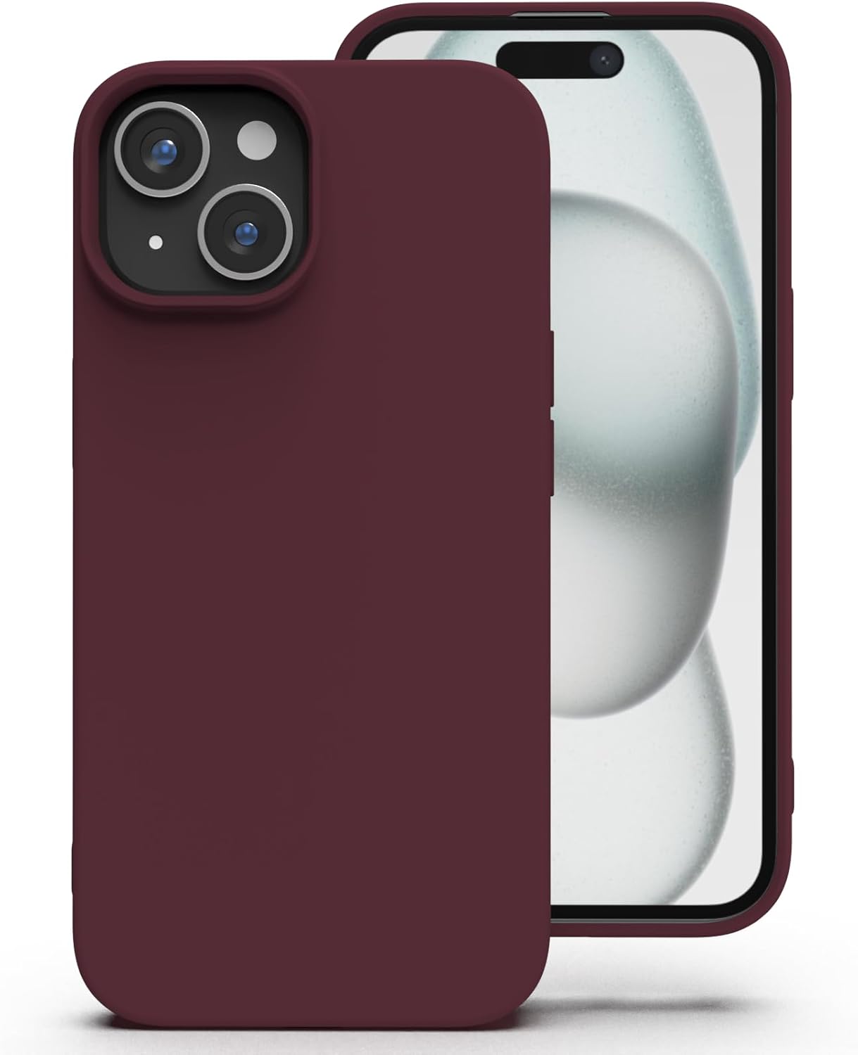Einfarbige Silikon iPhone Hülle