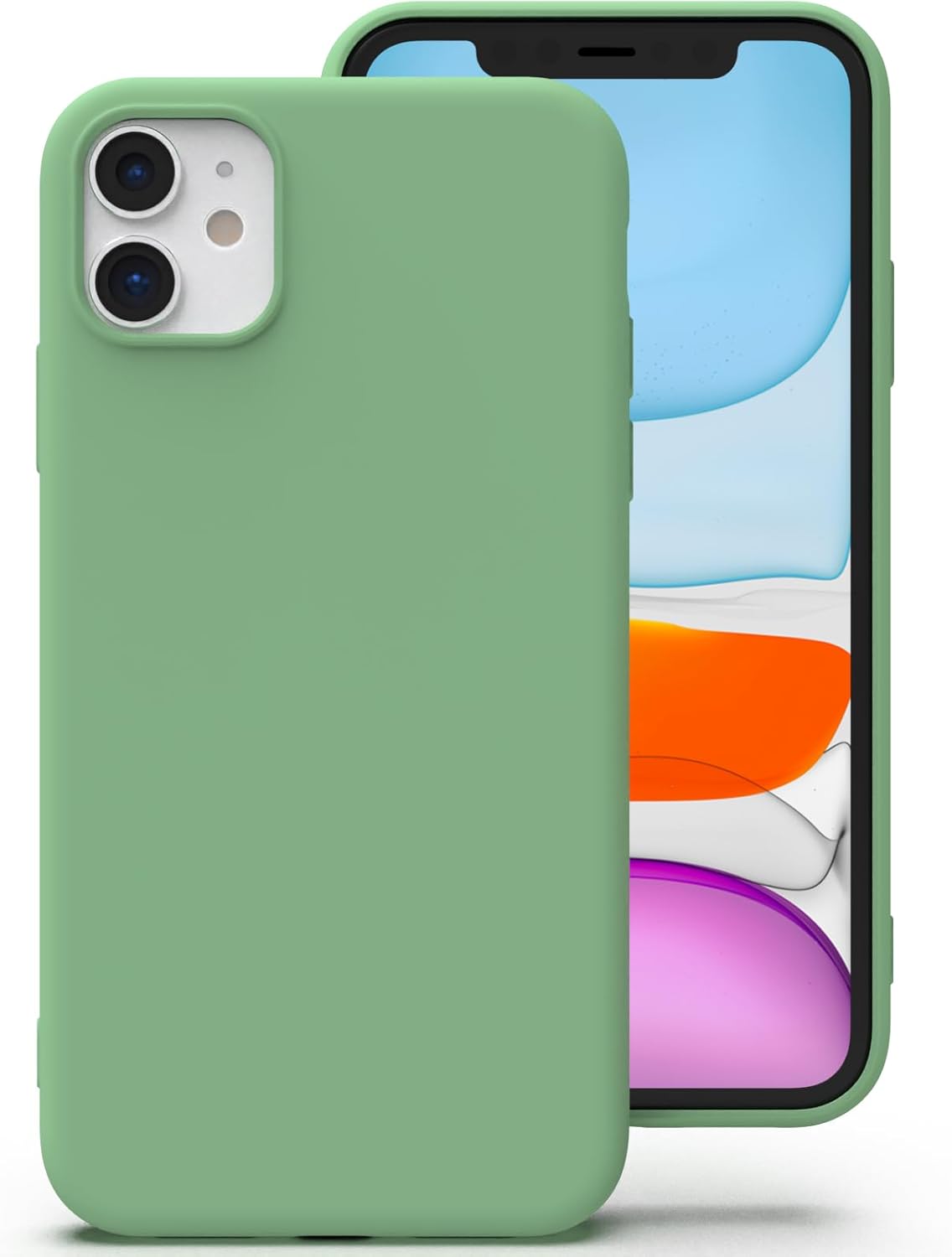 Einfarbige Silikon iPhone Hülle