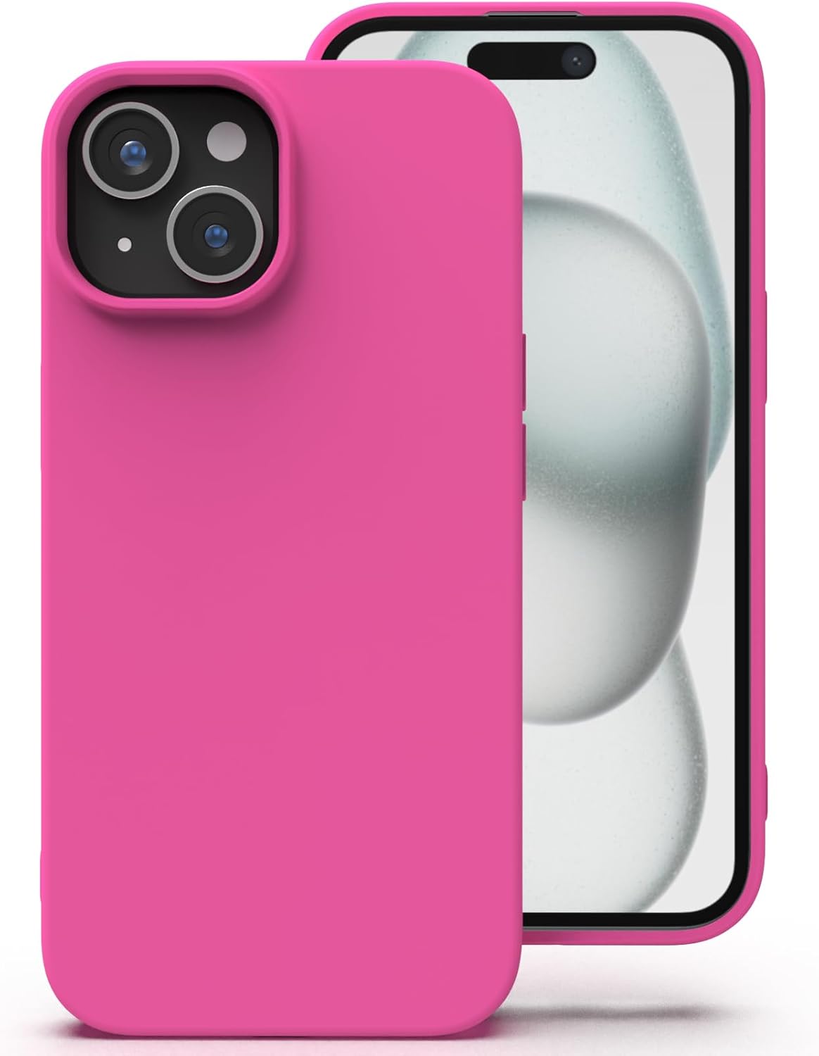 Einfarbige Silikon iPhone Hülle