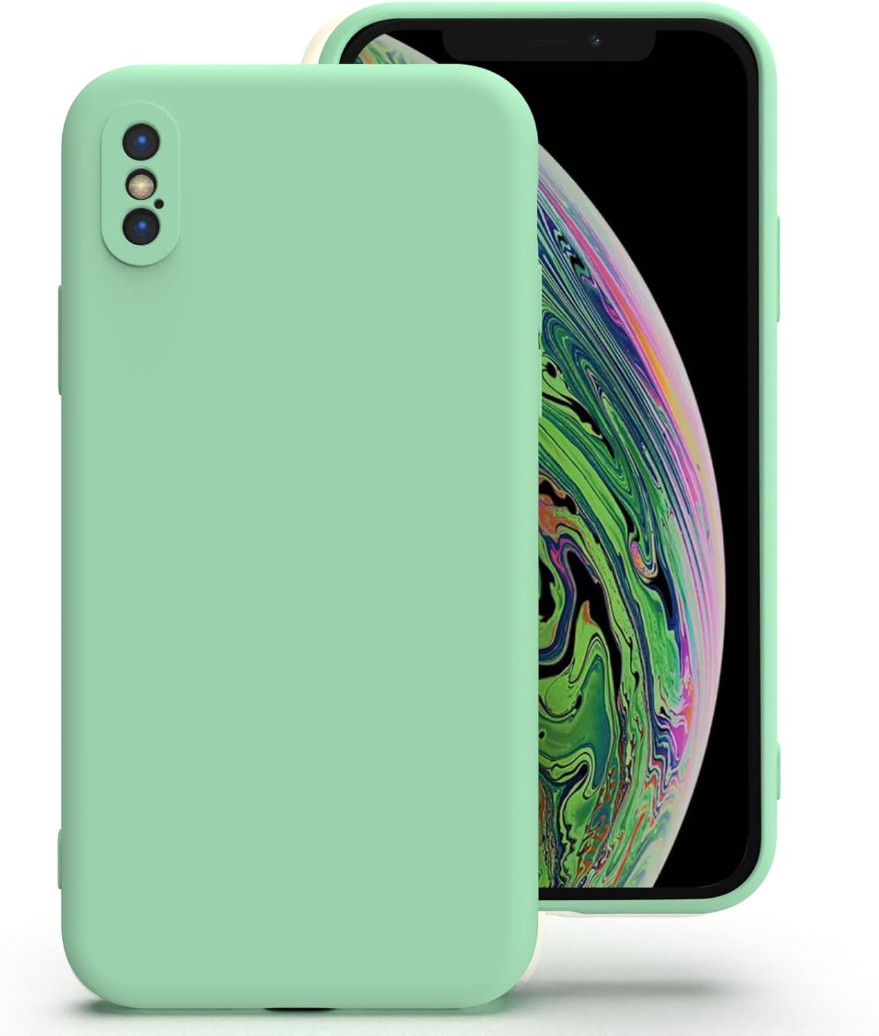 Einfarbige Silikon iPhone Hülle