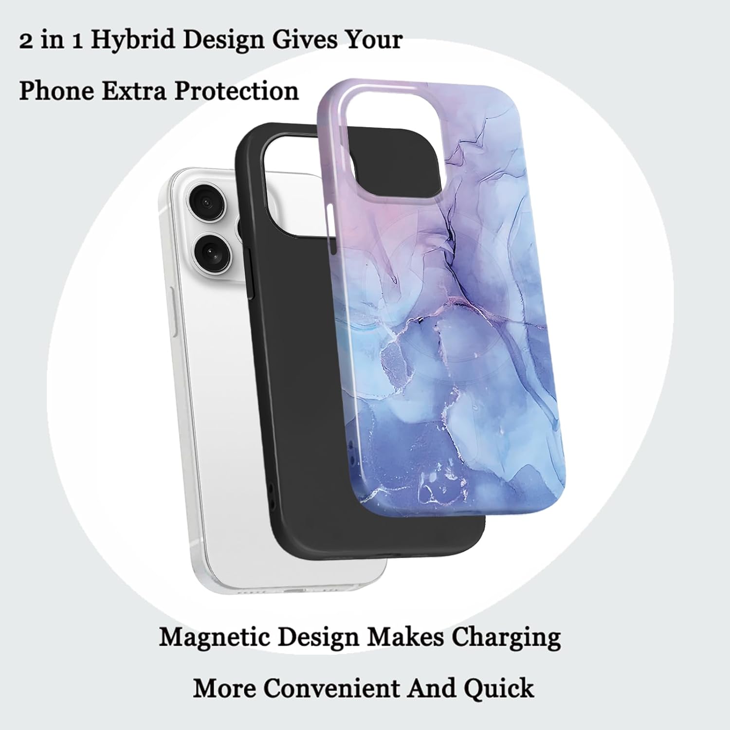 Magsafe Mamor design iPhone Hülle
