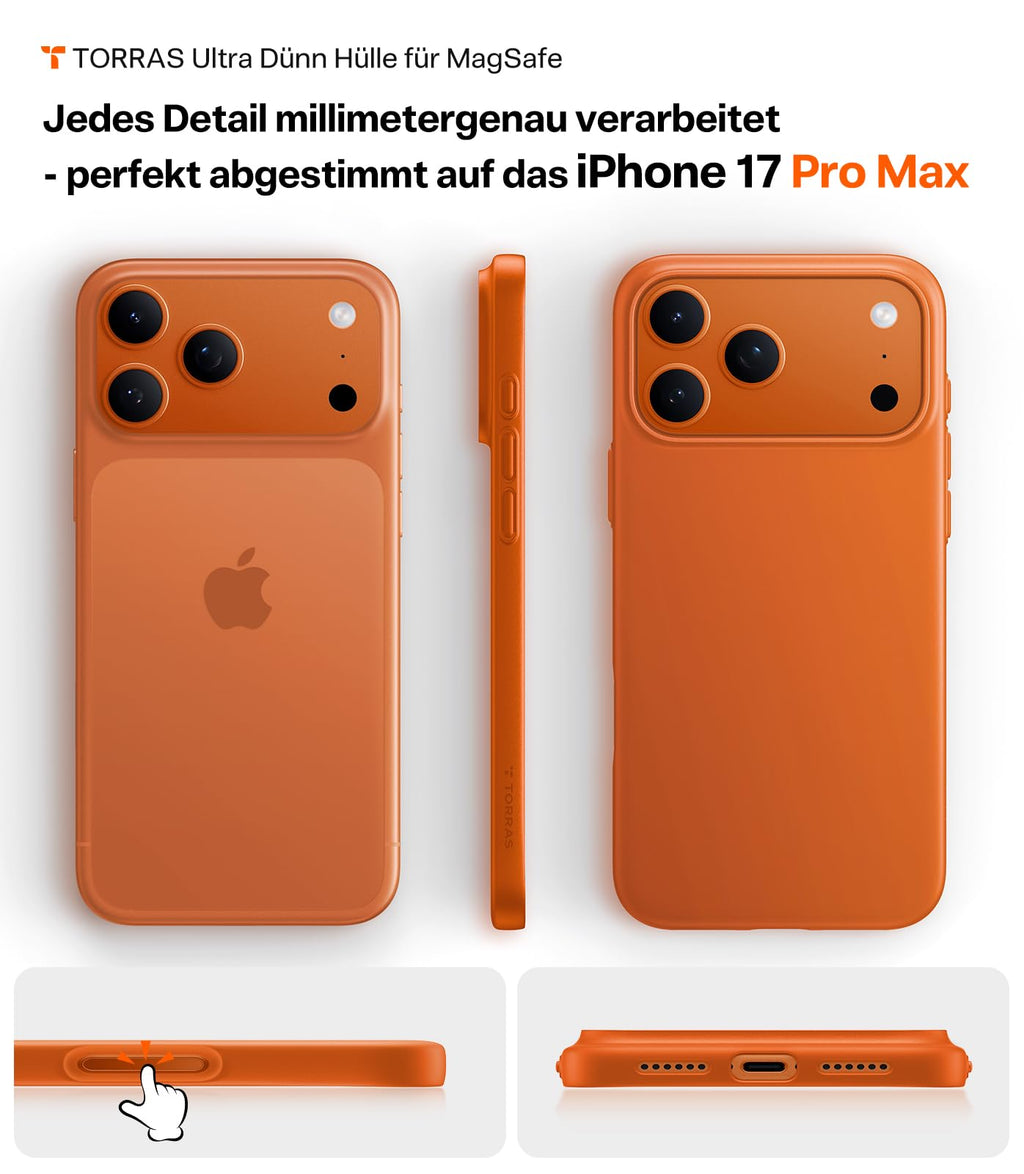 Ultra dünne MagSafe transparente iPhone Hülle