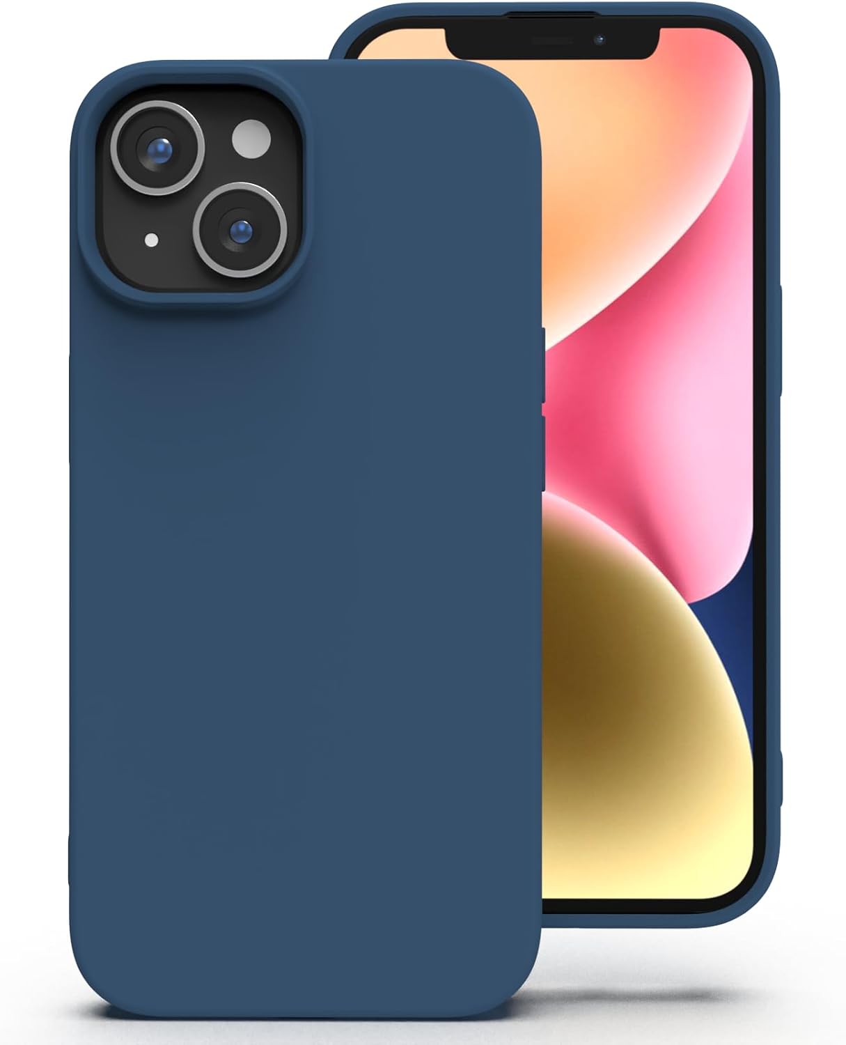 Einfarbige Silikon iPhone Hülle