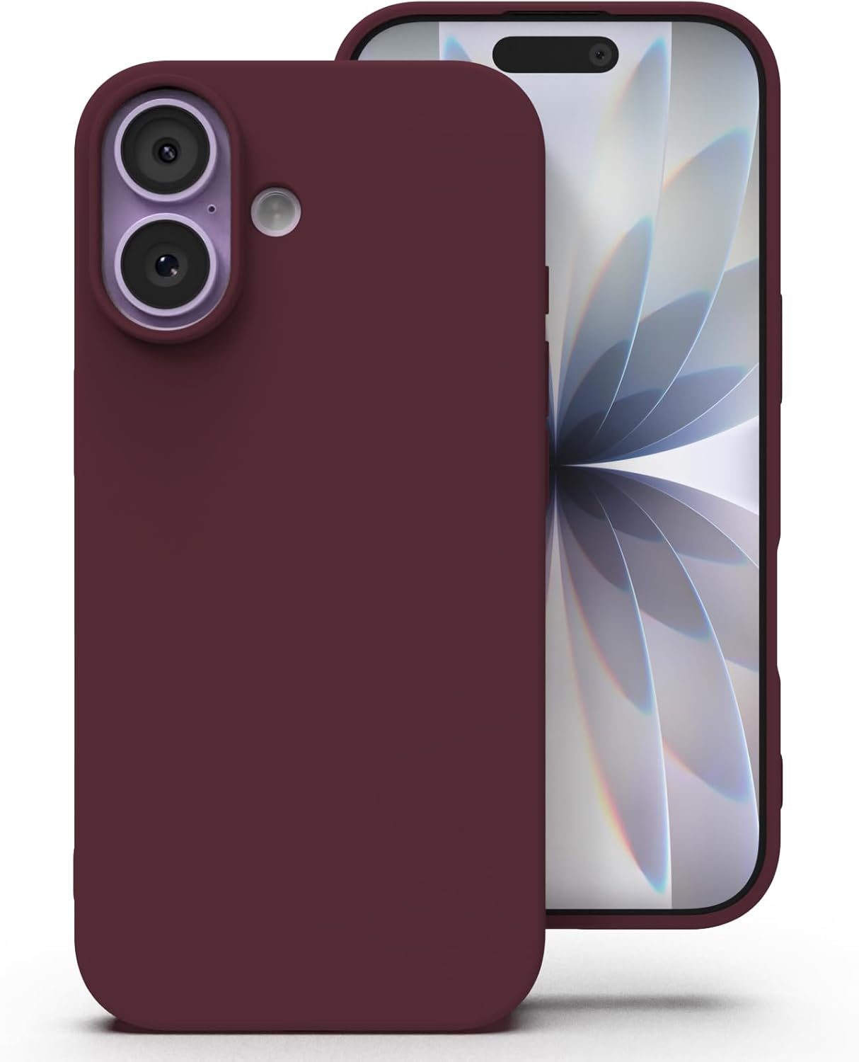 Einfarbige Silikon iPhone Hülle
