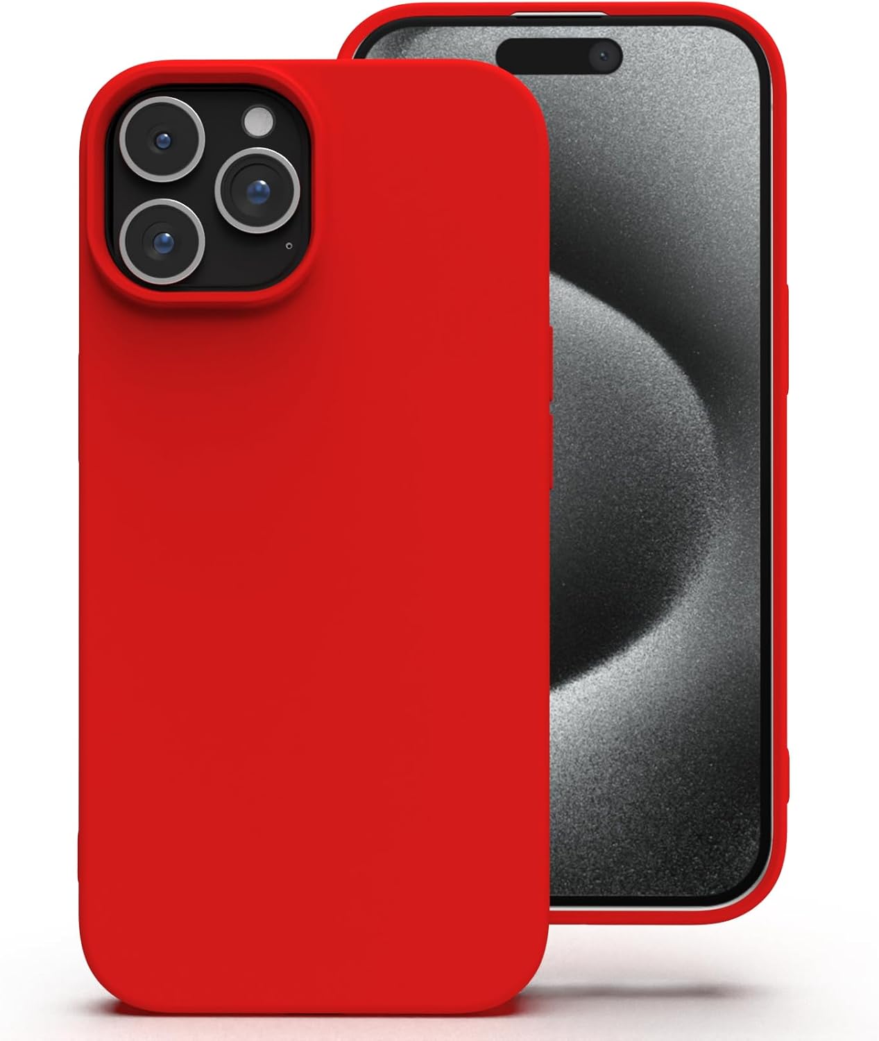 Einfarbige Silikon iPhone Hülle