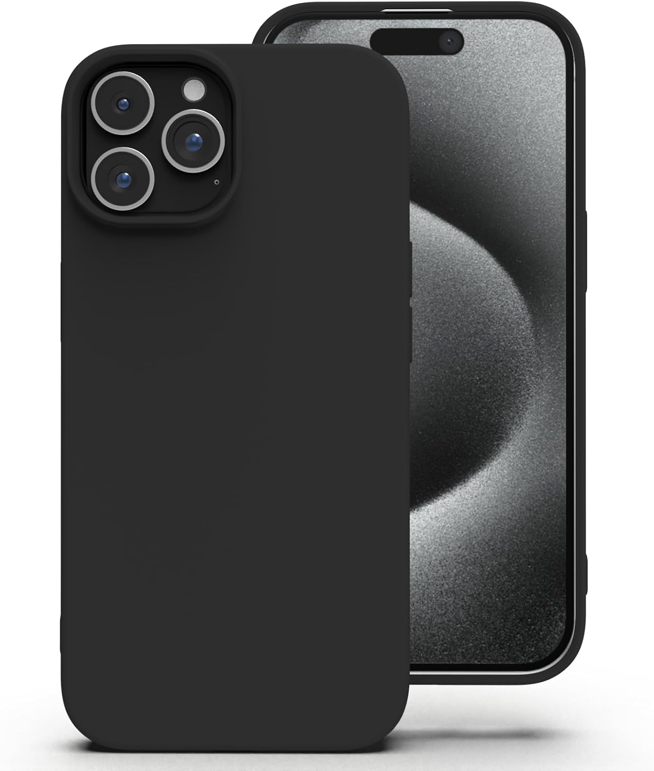 Einfarbige Silikon iPhone Hülle