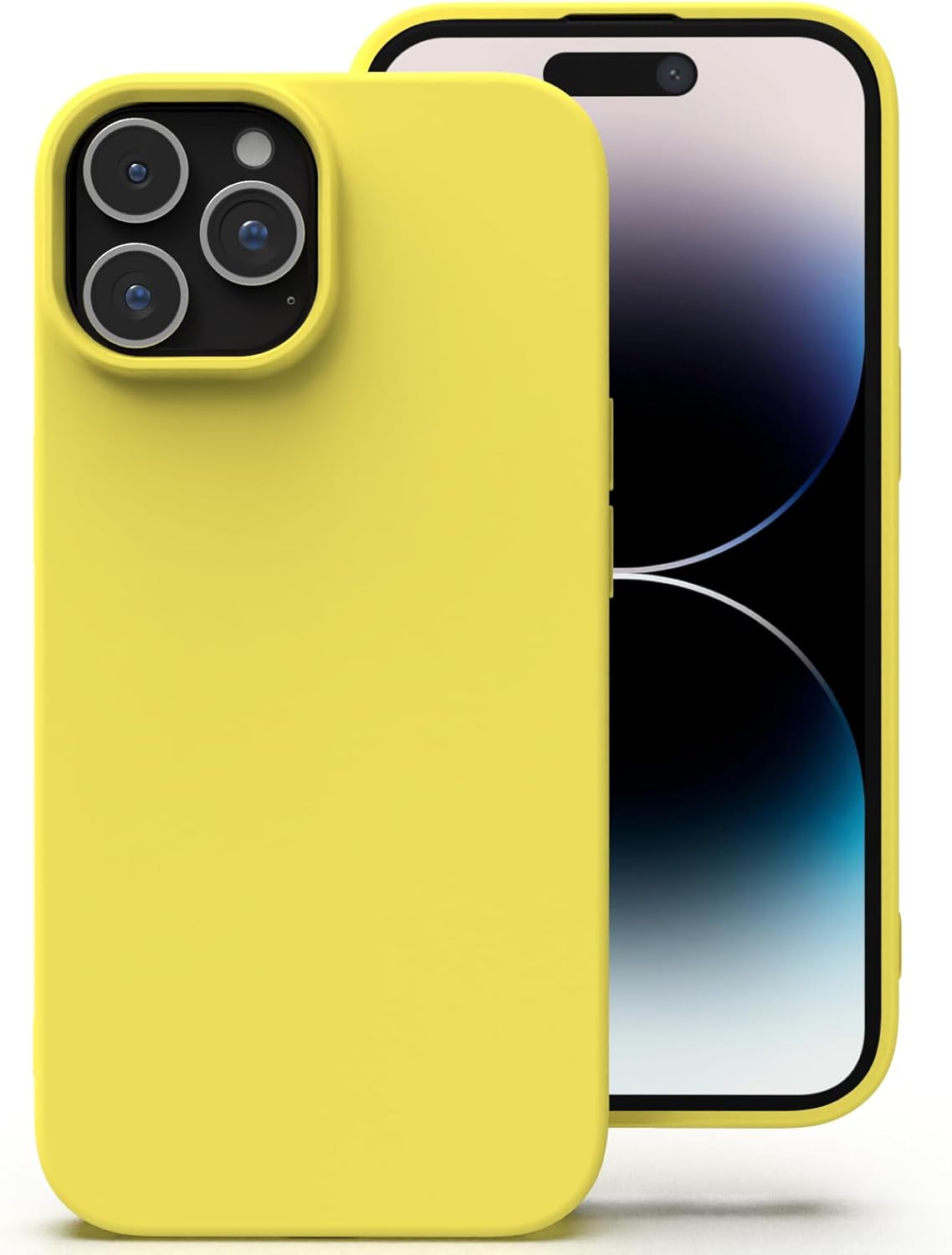 Einfarbige Silikon iPhone Hülle