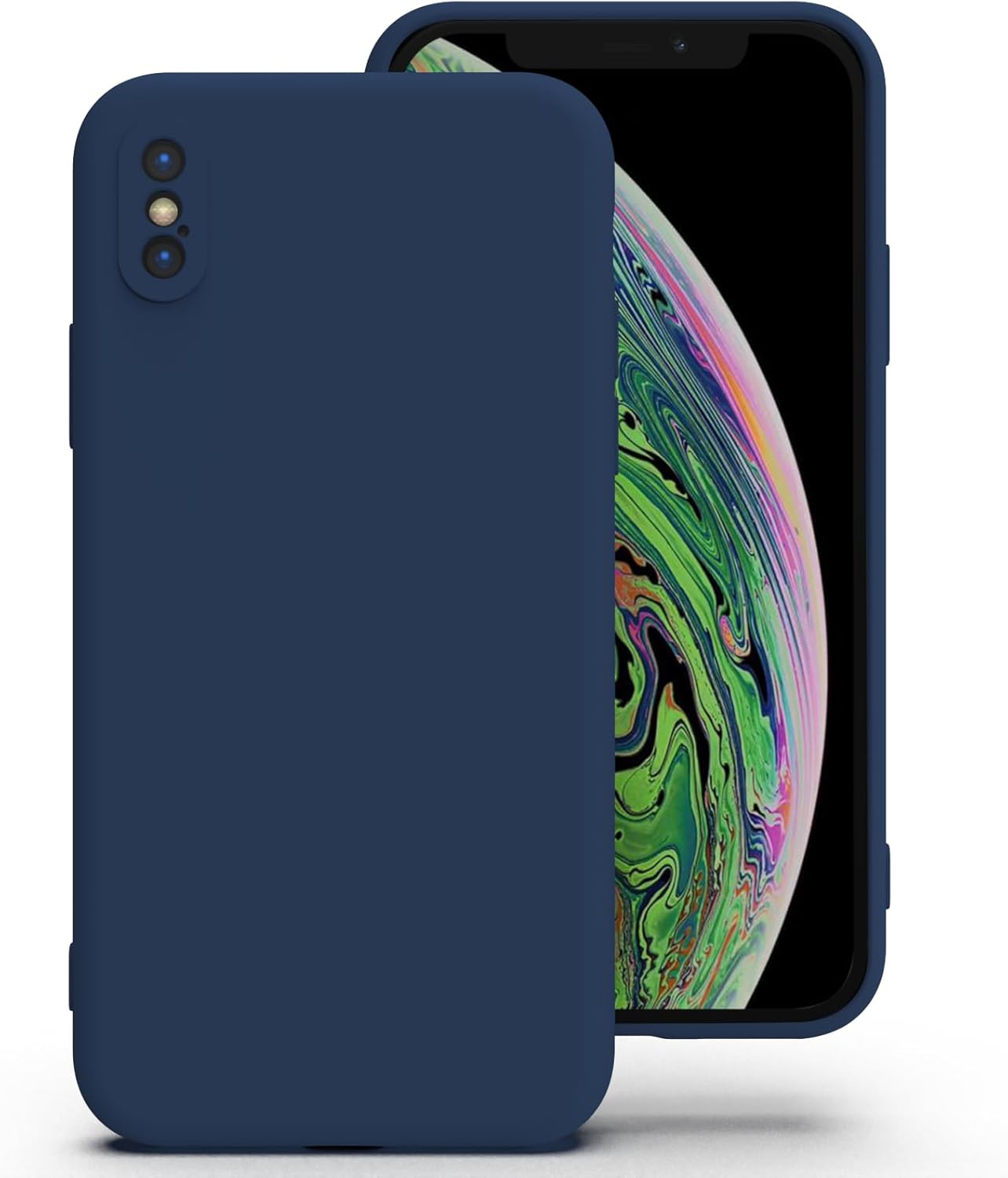 Einfarbige Silikon iPhone Hülle