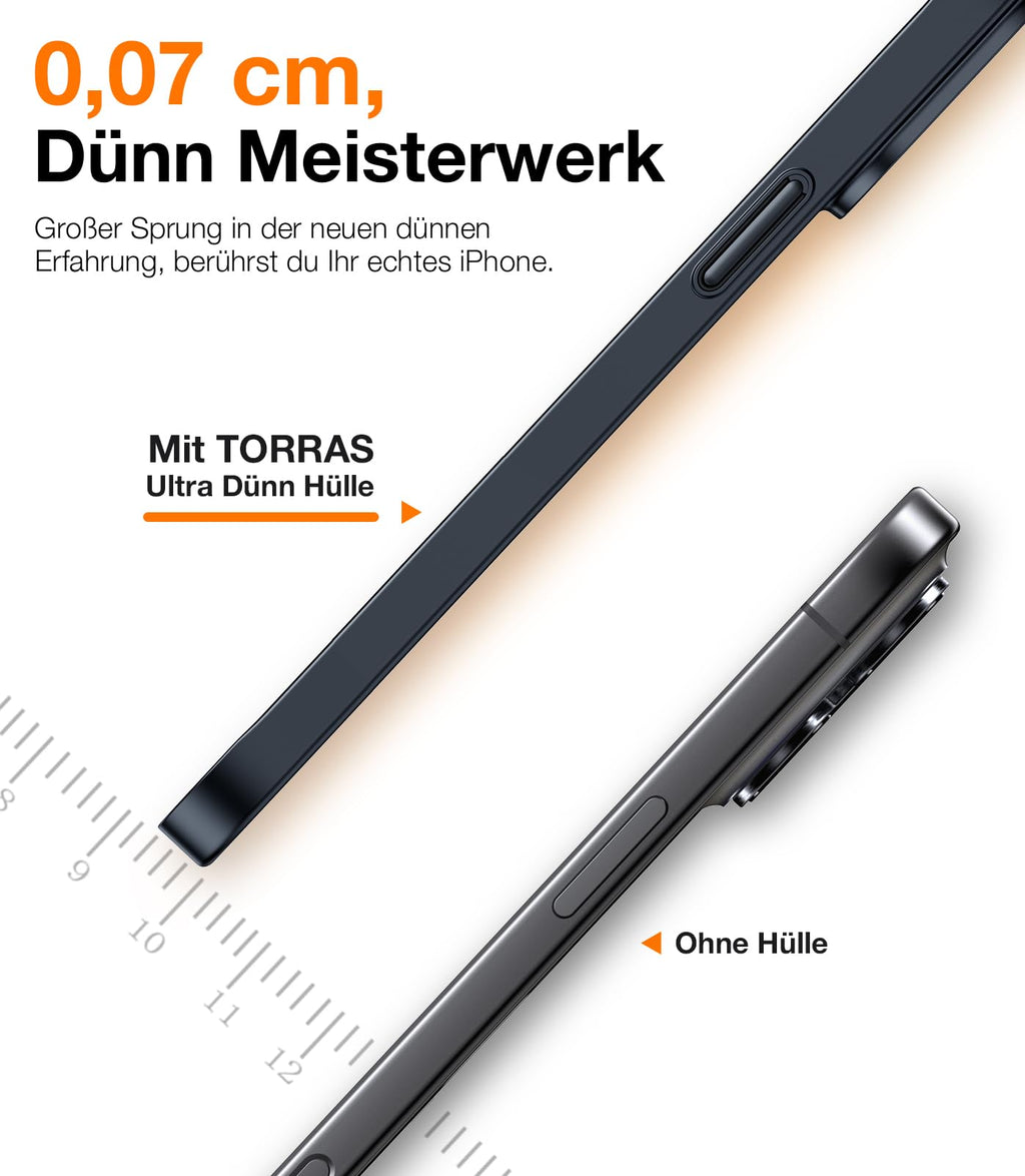 Ultra dünne MagSafe transparente iPhone Hülle