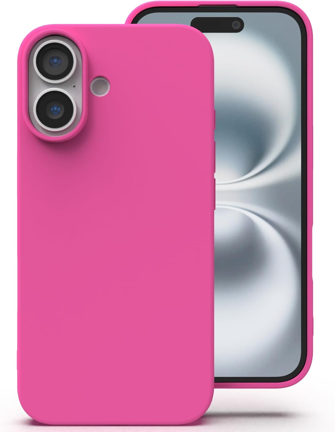 Einfarbige Silikon iPhone Hülle