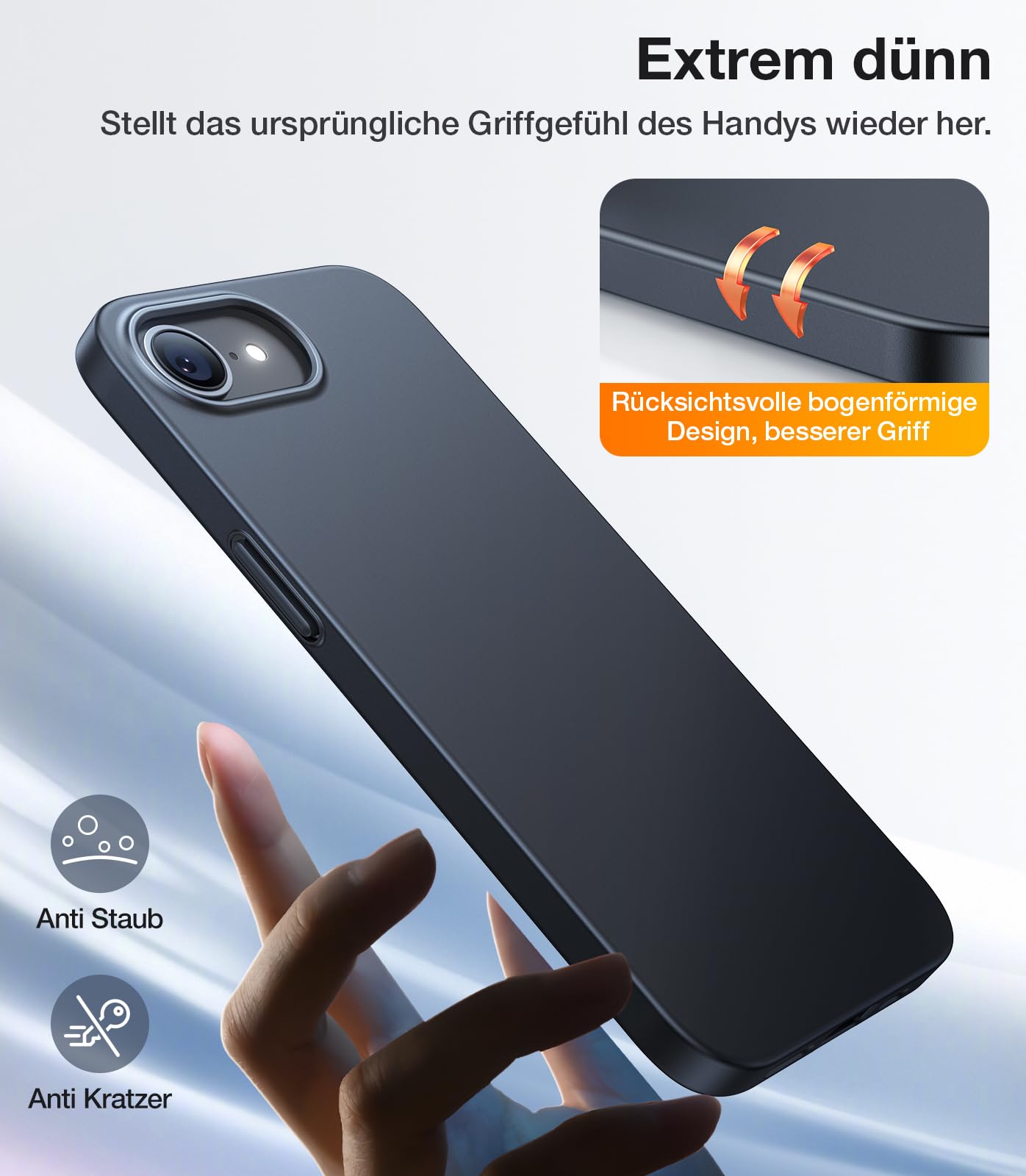 Ultra dünne MagSafe transparente iPhone Hülle