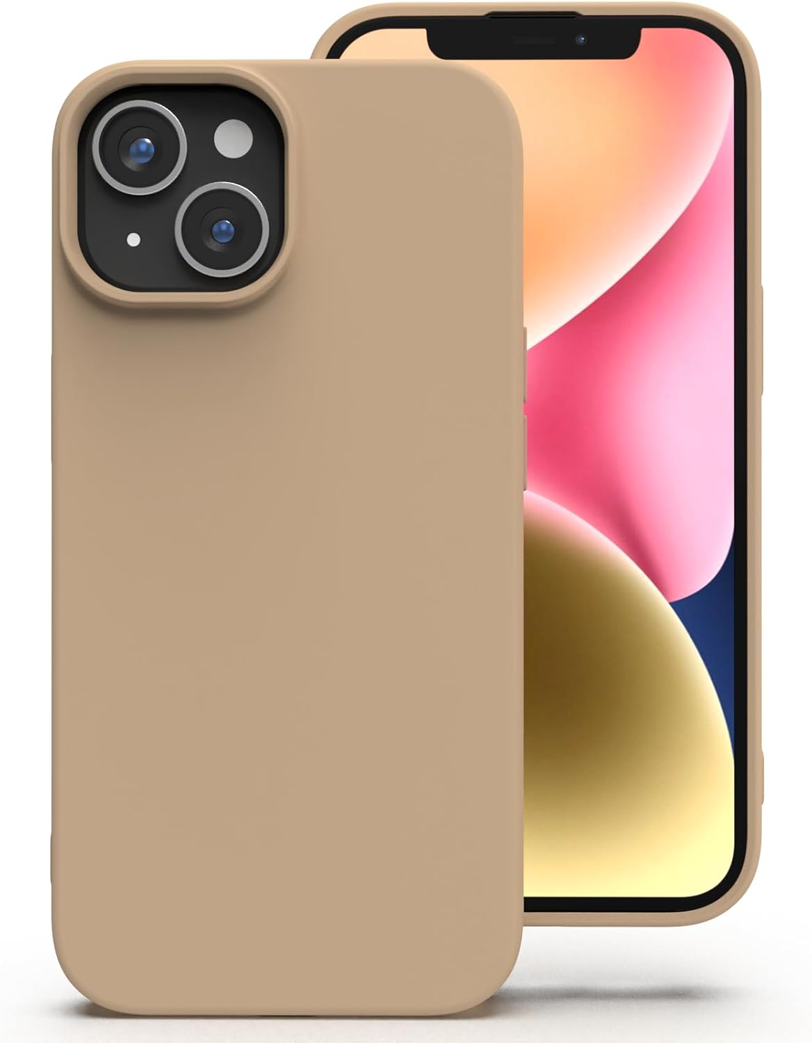 Einfarbige Silikon iPhone Hülle