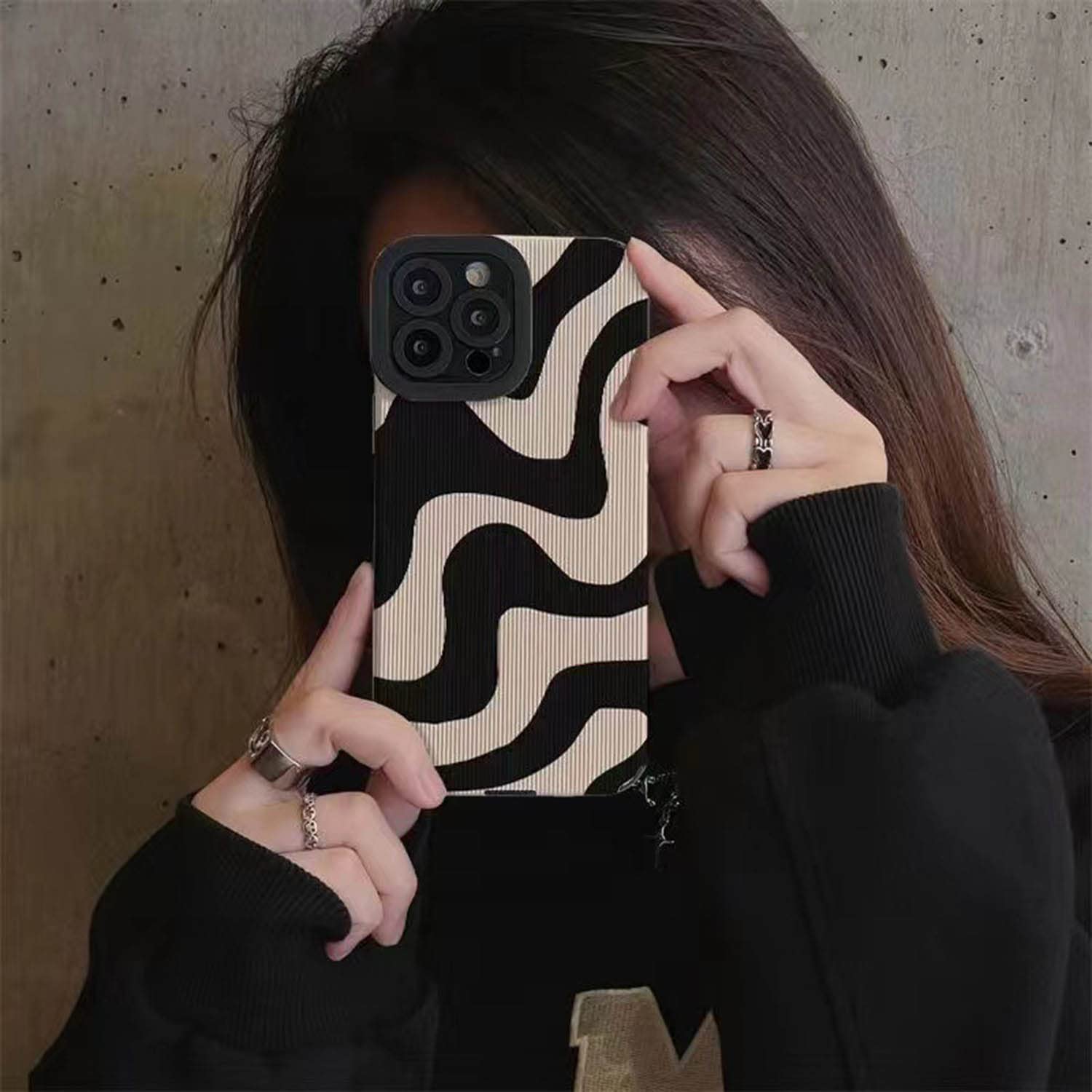 Zebra Silikon iPhone Hülle