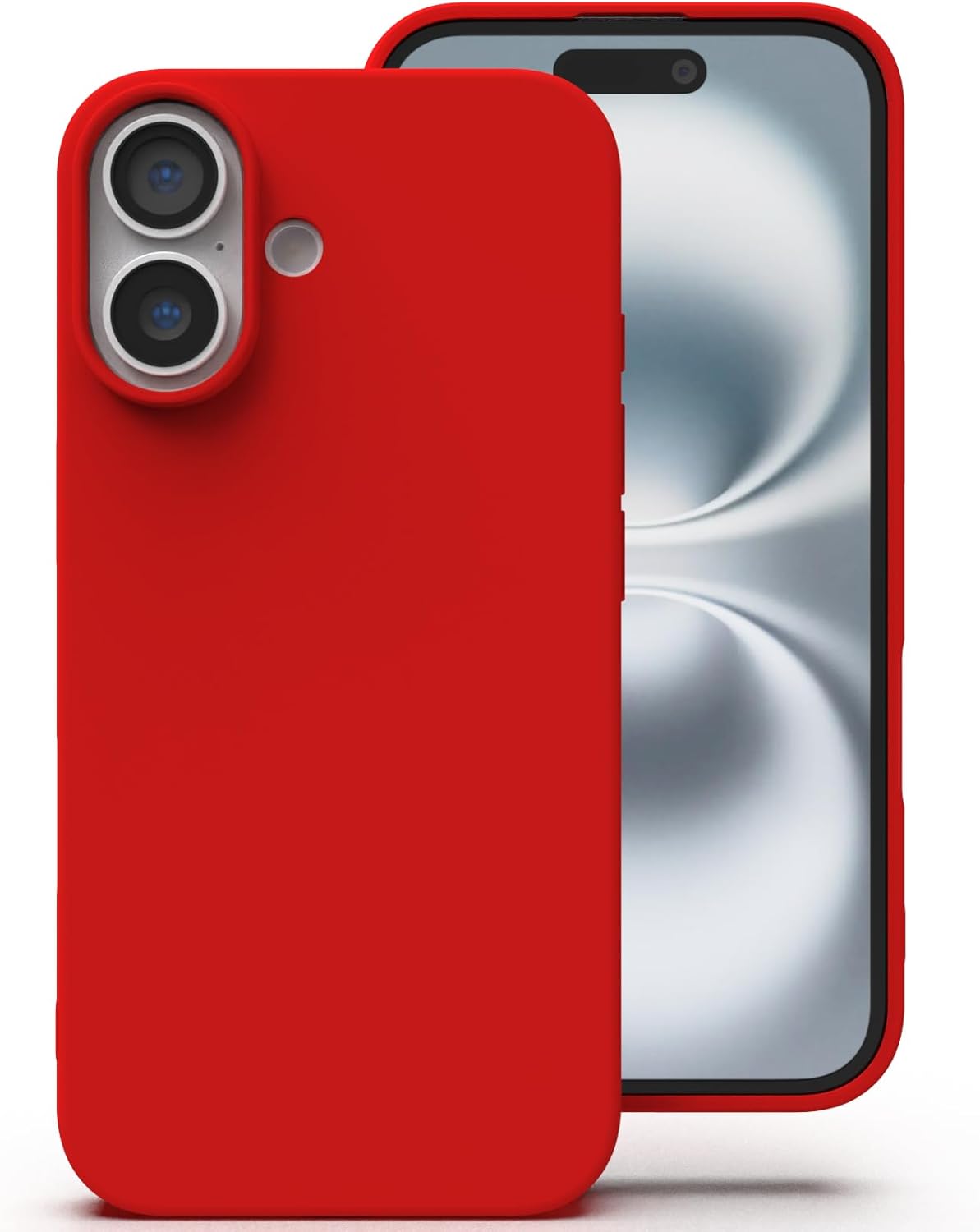 Einfarbige Silikon iPhone Hülle