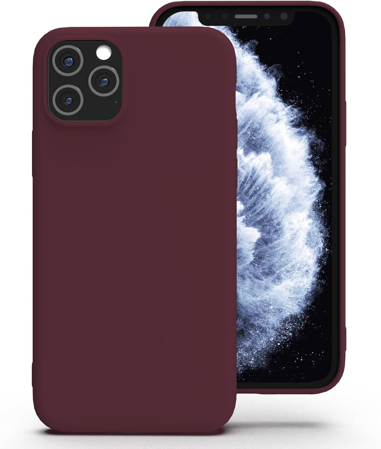 Einfarbige Silikon iPhone Hülle