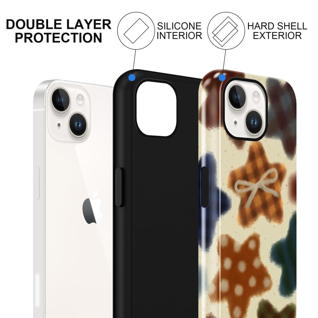 Ästhetische gemusterte iPhone Hülle