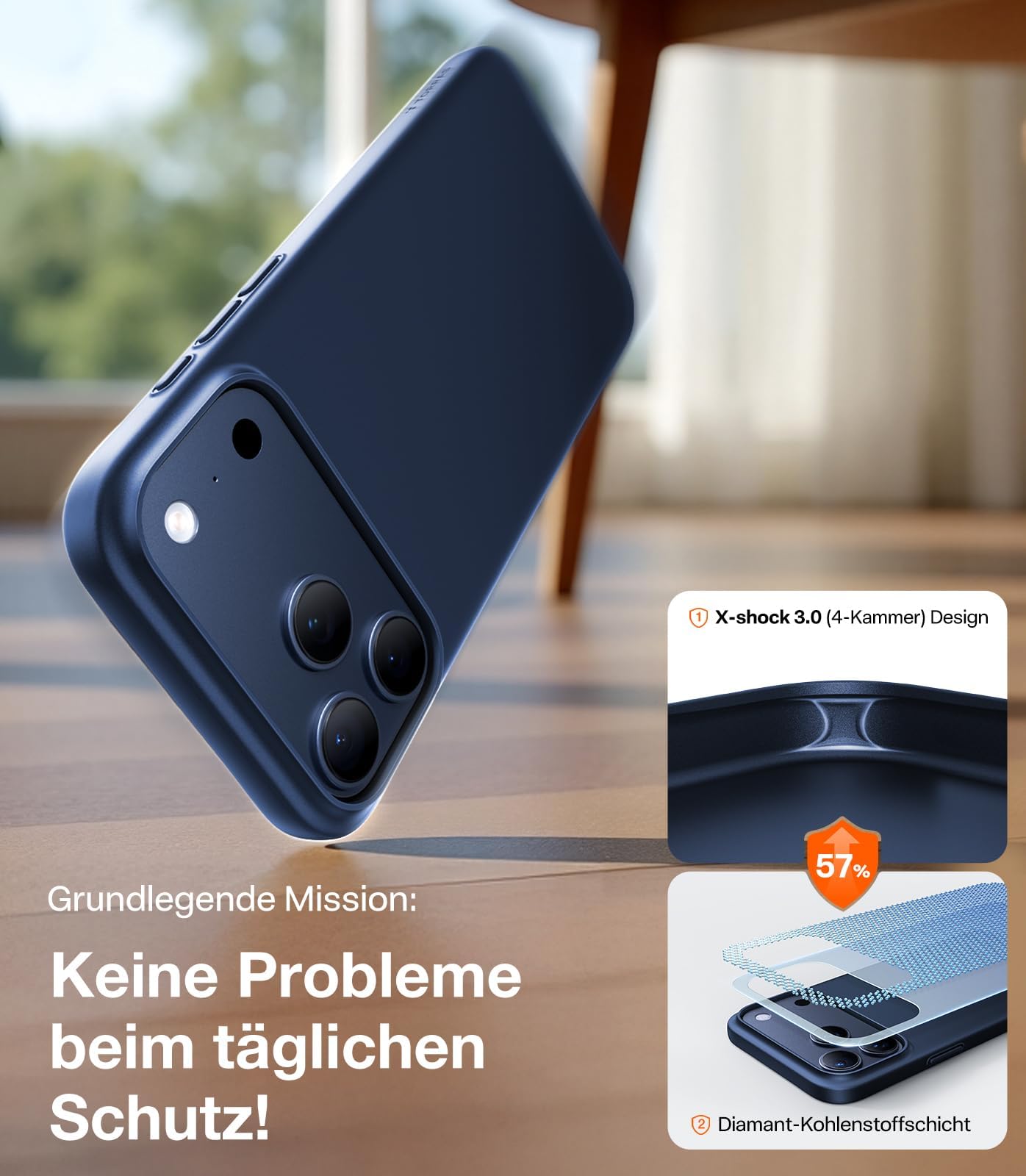 Ultra dünne MagSafe transparente iPhone Hülle