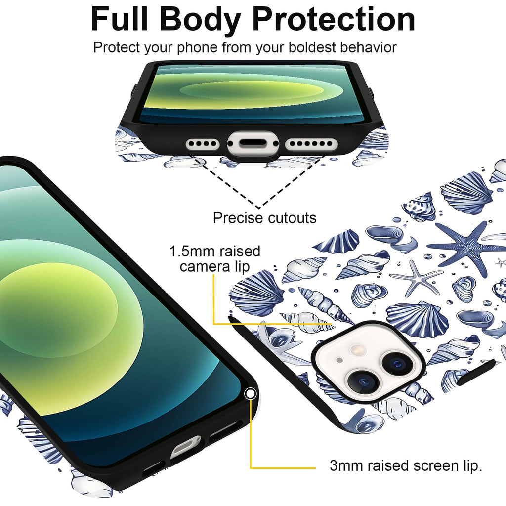 Sommerliche Muscheldesign iPhone Hülle