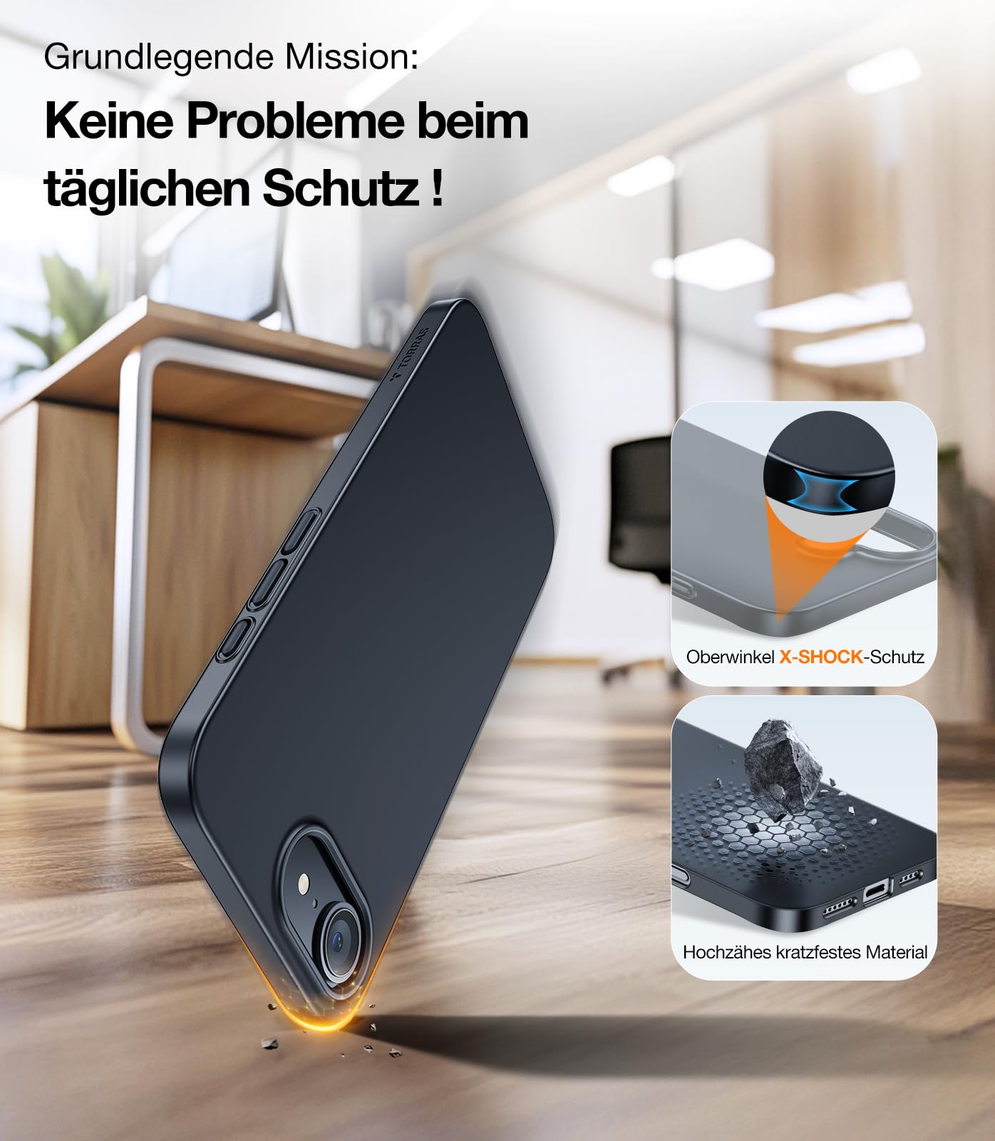Ultra dünne MagSafe transparente iPhone Hülle
