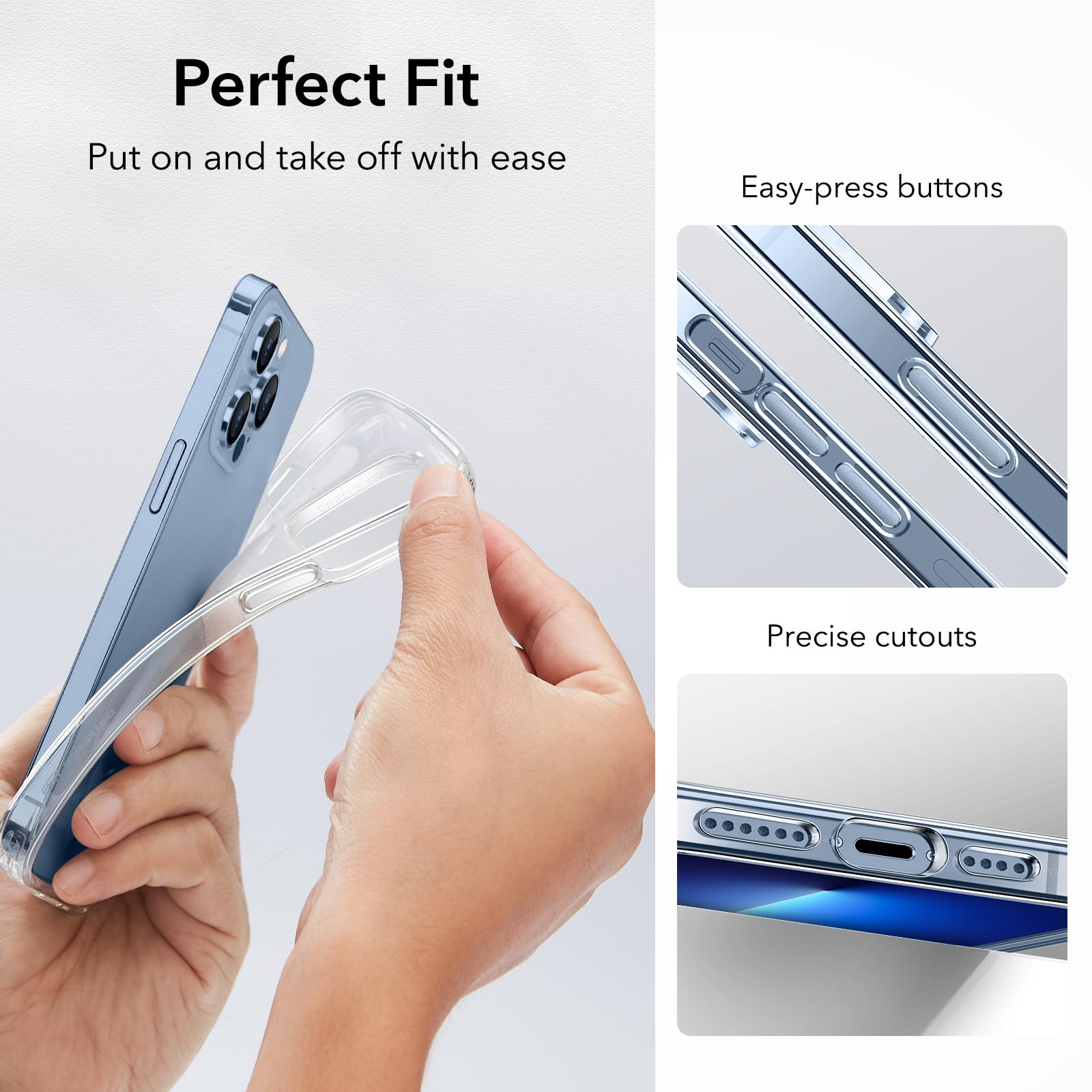 Klare Stoßfeste Dünne Silikon iPhone Handyhülle