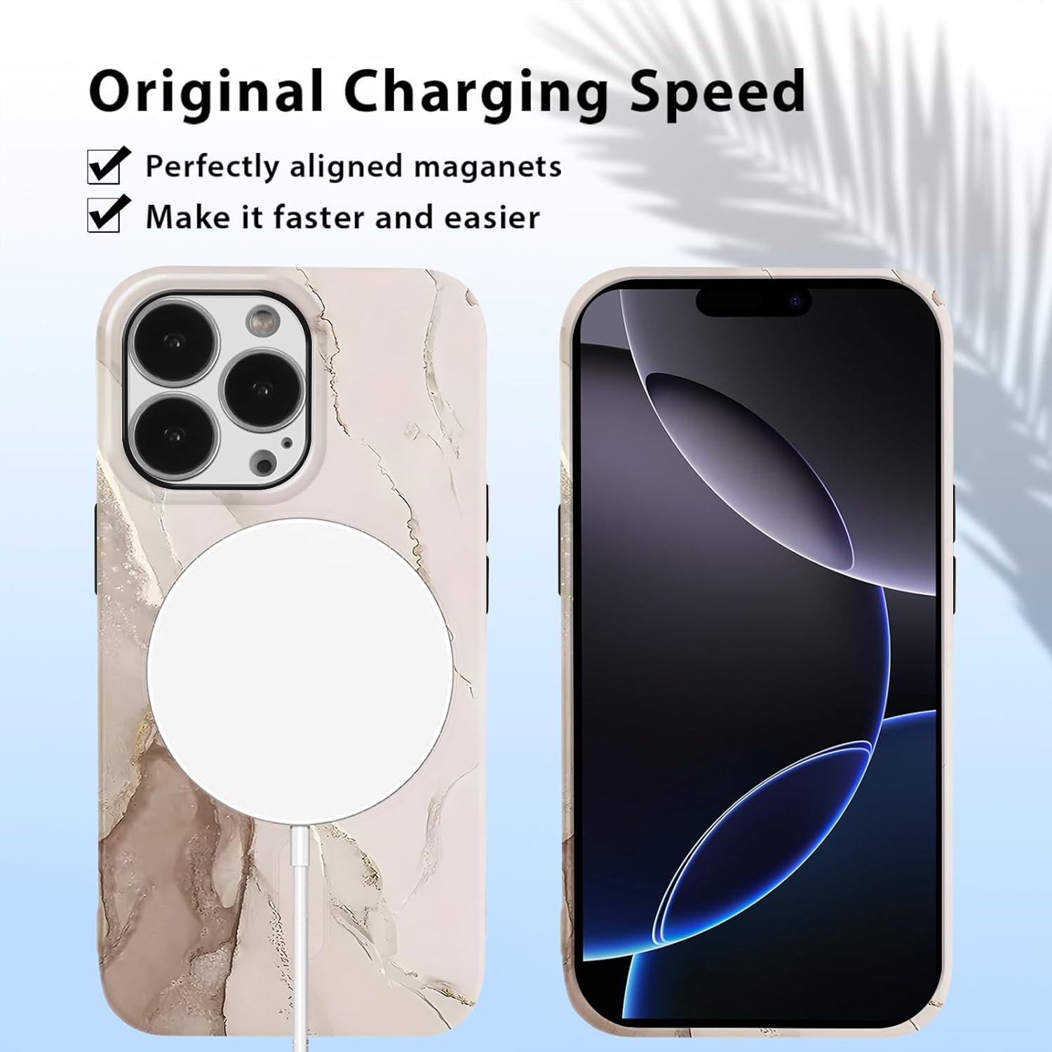 Magsafe Mamor design iPhone Hülle