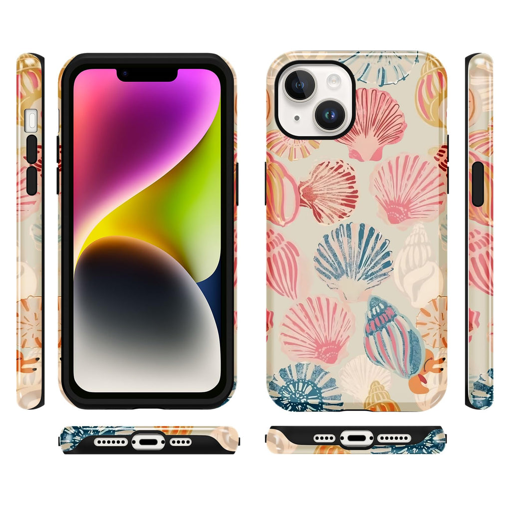 Sommerliche Muscheldesign iPhone Hülle