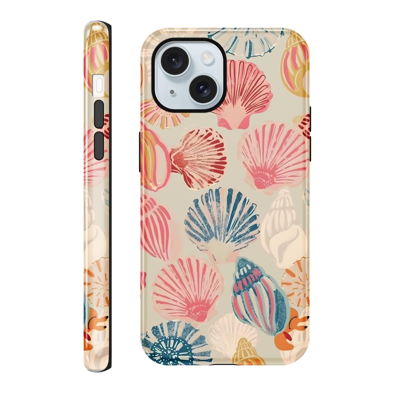 Sommerliche Muscheldesign iPhone Hülle