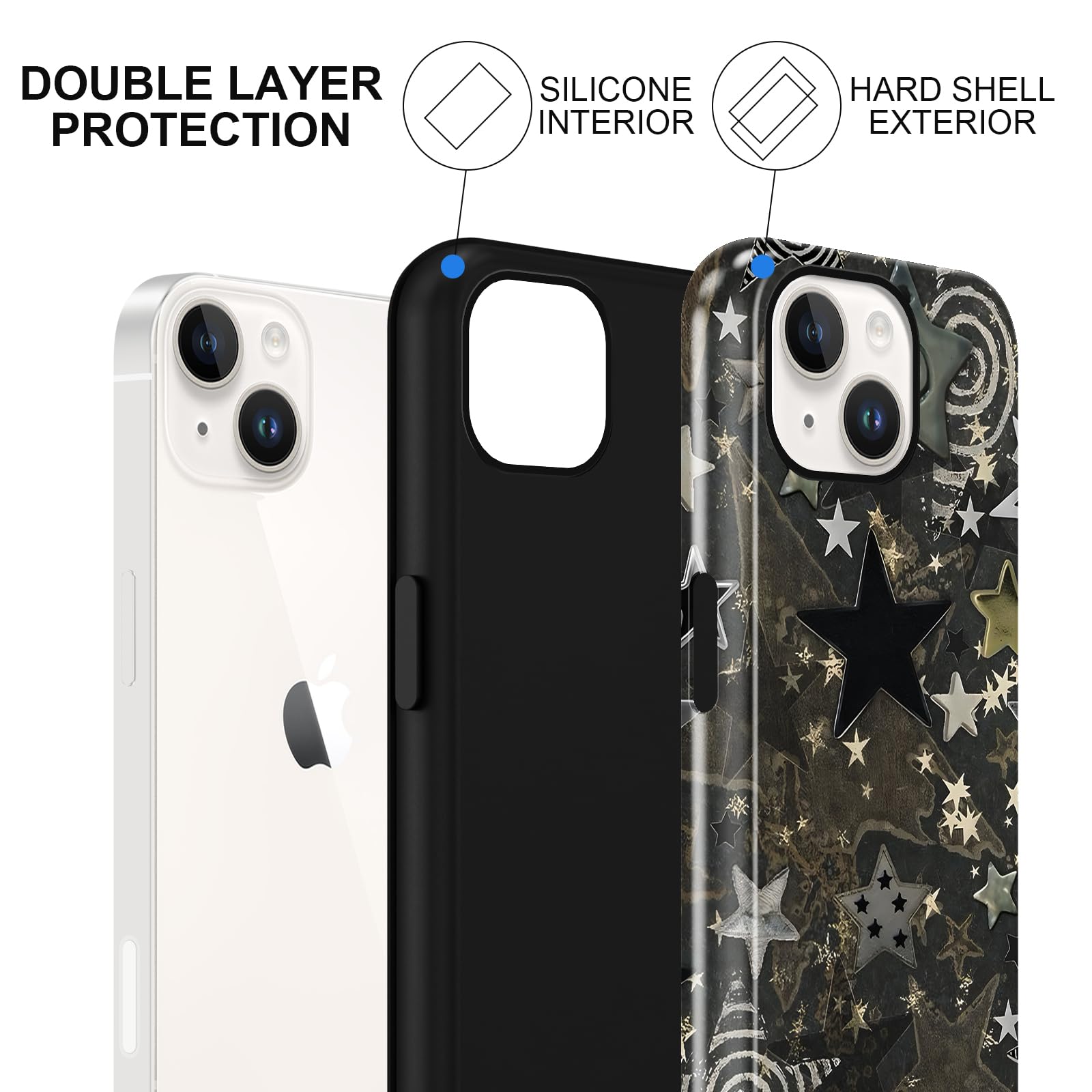 Ästhetische gemusterte iPhone Hülle