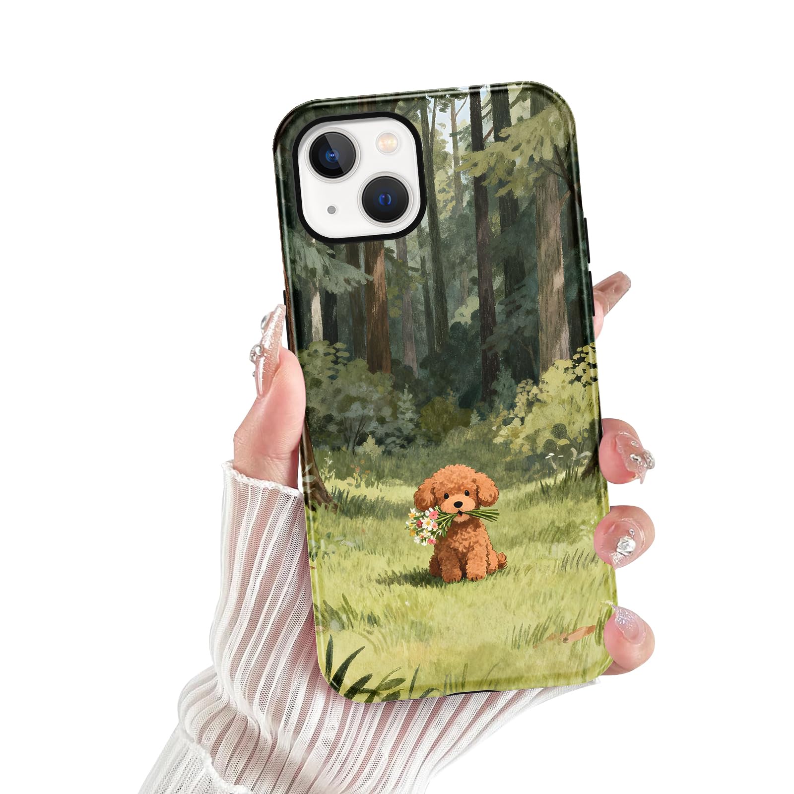 Ästhetische gemusterte iPhone Hülle