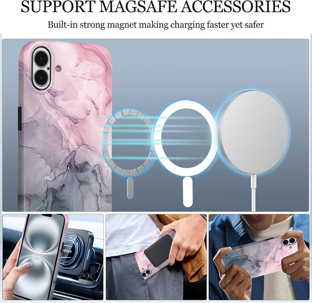 Magsafe Mamor design iPhone Hülle