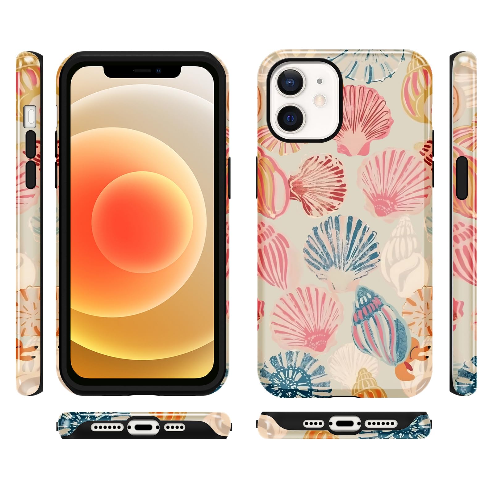 Sommerliche Muscheldesign iPhone Hülle