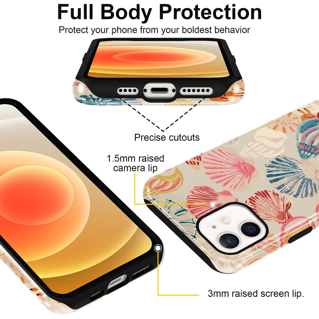 Sommerliche Muscheldesign iPhone Hülle
