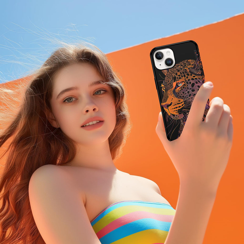 Ästhetische gemusterte iPhone Hülle