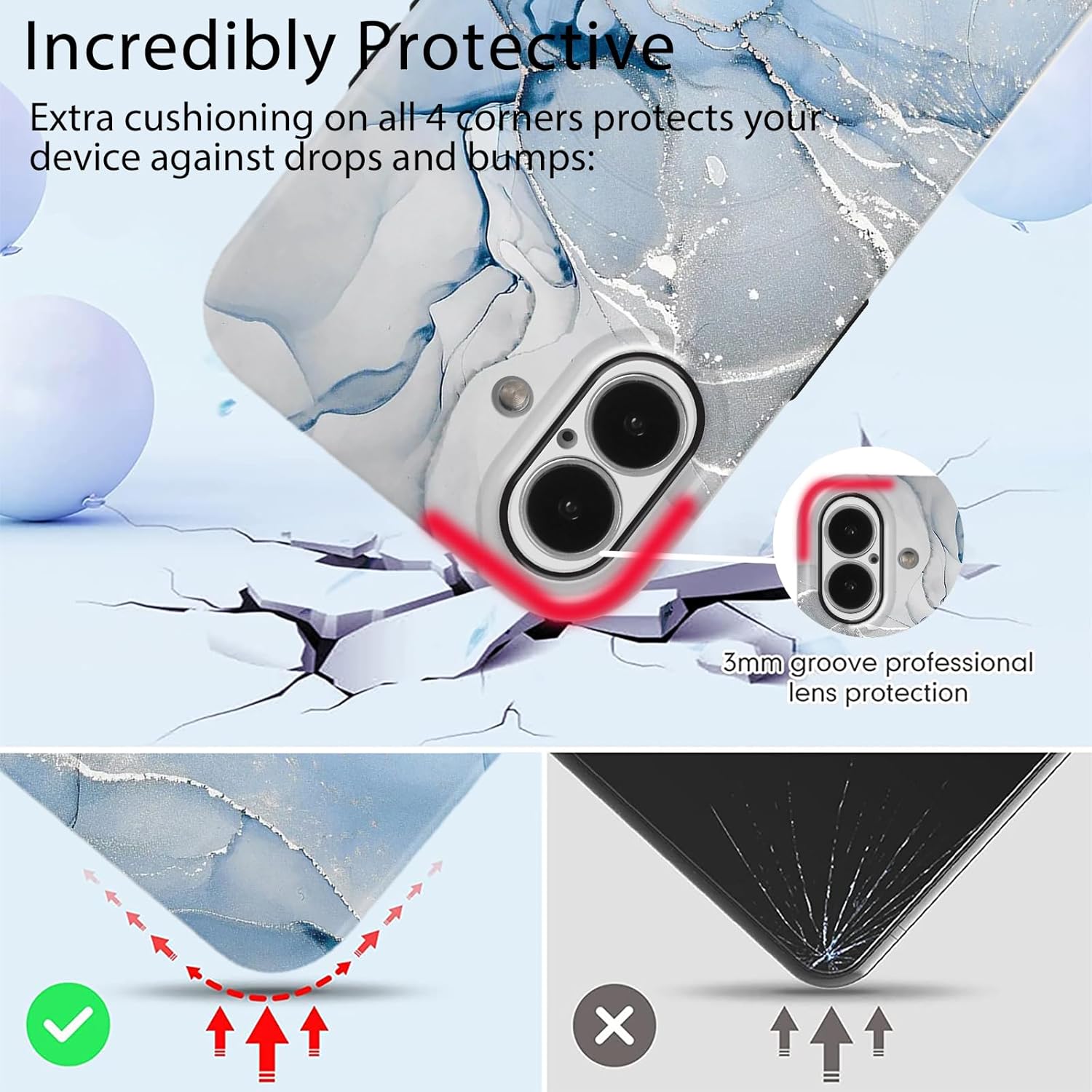 Magsafe Mamor design iPhone Hülle
