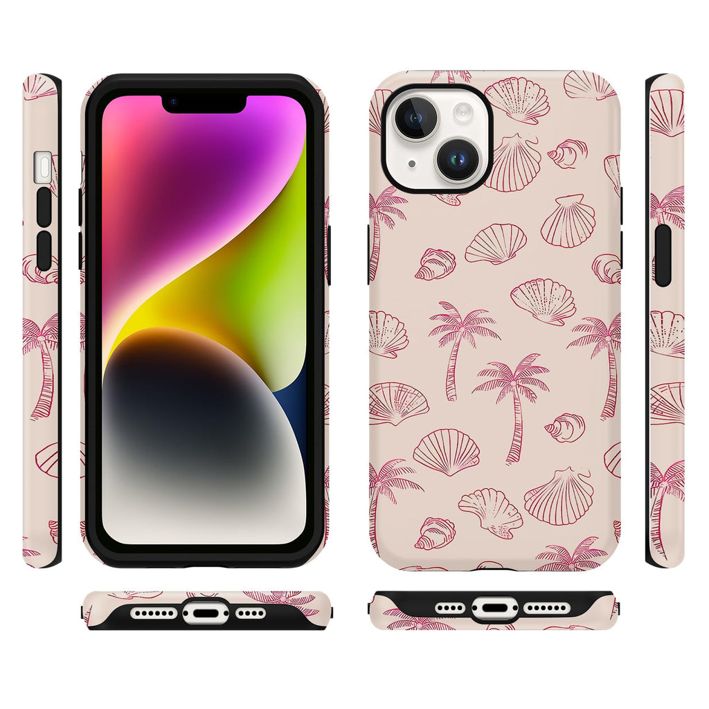 Sommerliche Muscheldesign iPhone Hülle