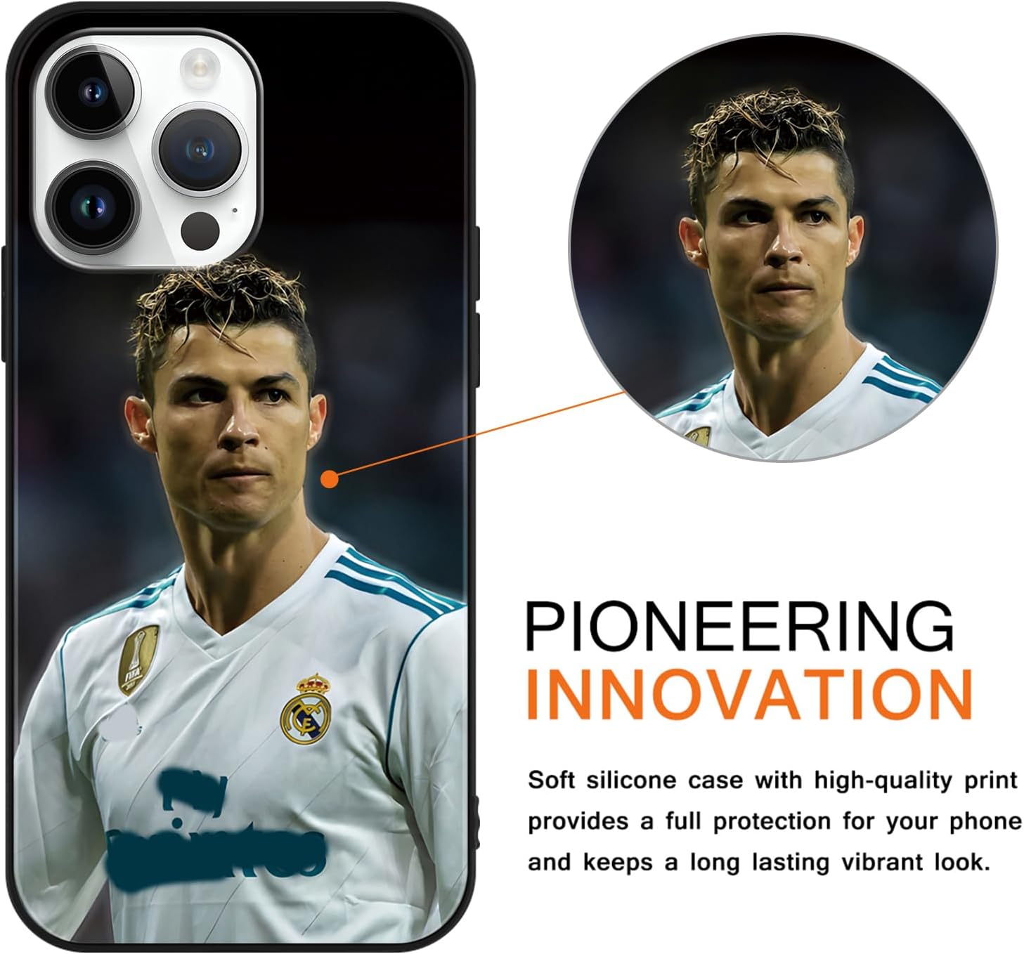 2 Stück Cristiano Ronaldo für iPhone 15 Handyhülle