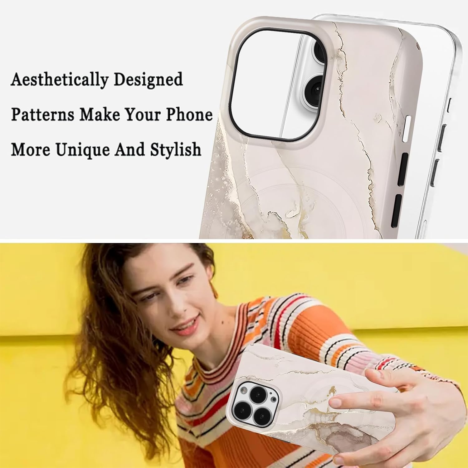 Magsafe Mamor design iPhone Hülle