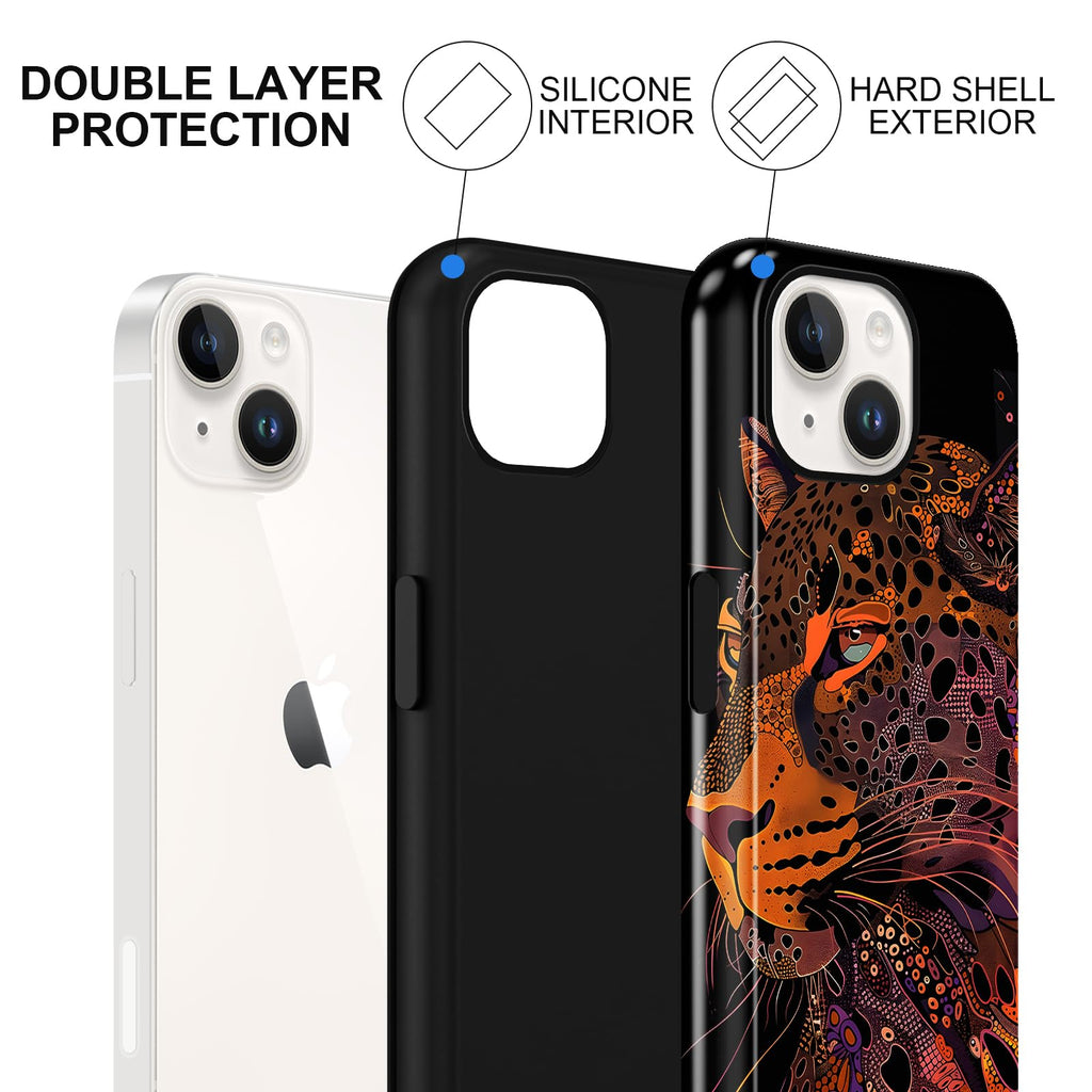 Ästhetische gemusterte iPhone Hülle