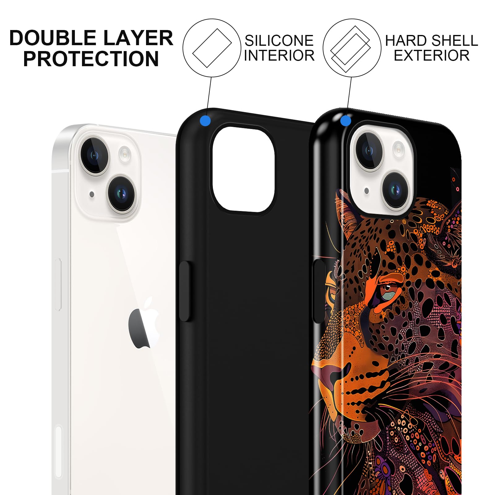 Ästhetische gemusterte iPhone Hülle