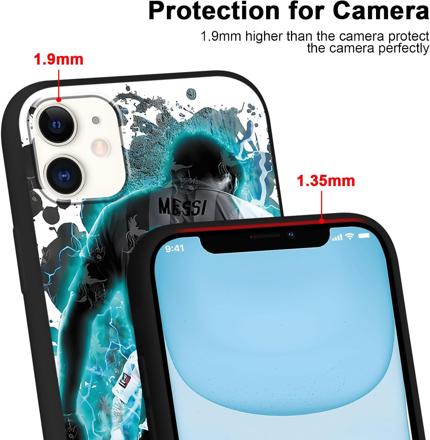 2 Stück Lionel Messi Handyhülle für iPhone 11