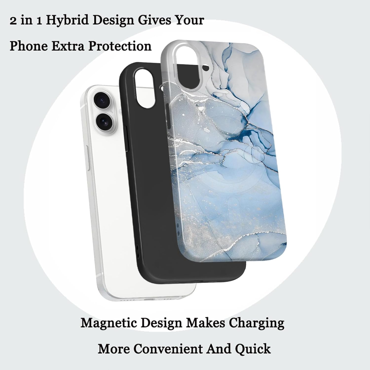 Magsafe Mamor design iPhone Hülle