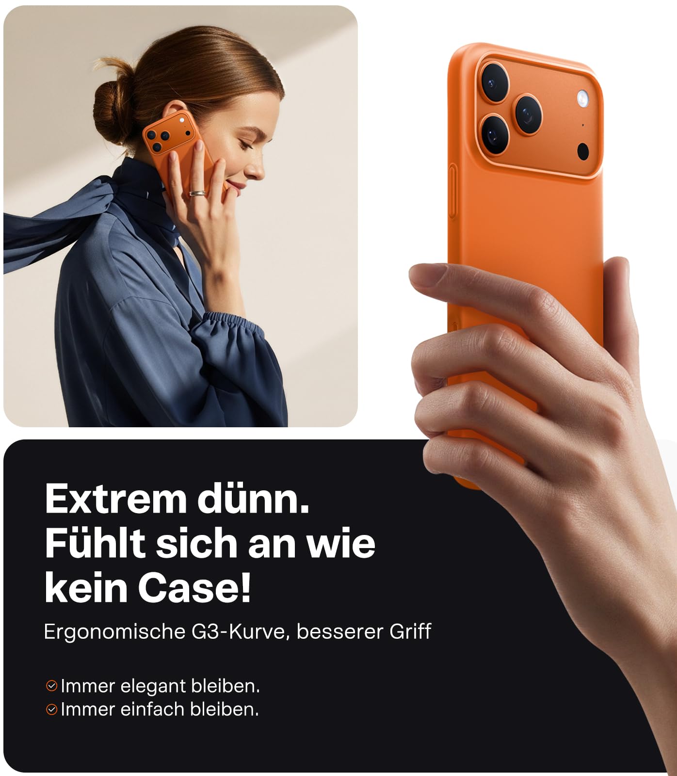 Ultra dünne MagSafe transparente iPhone Hülle