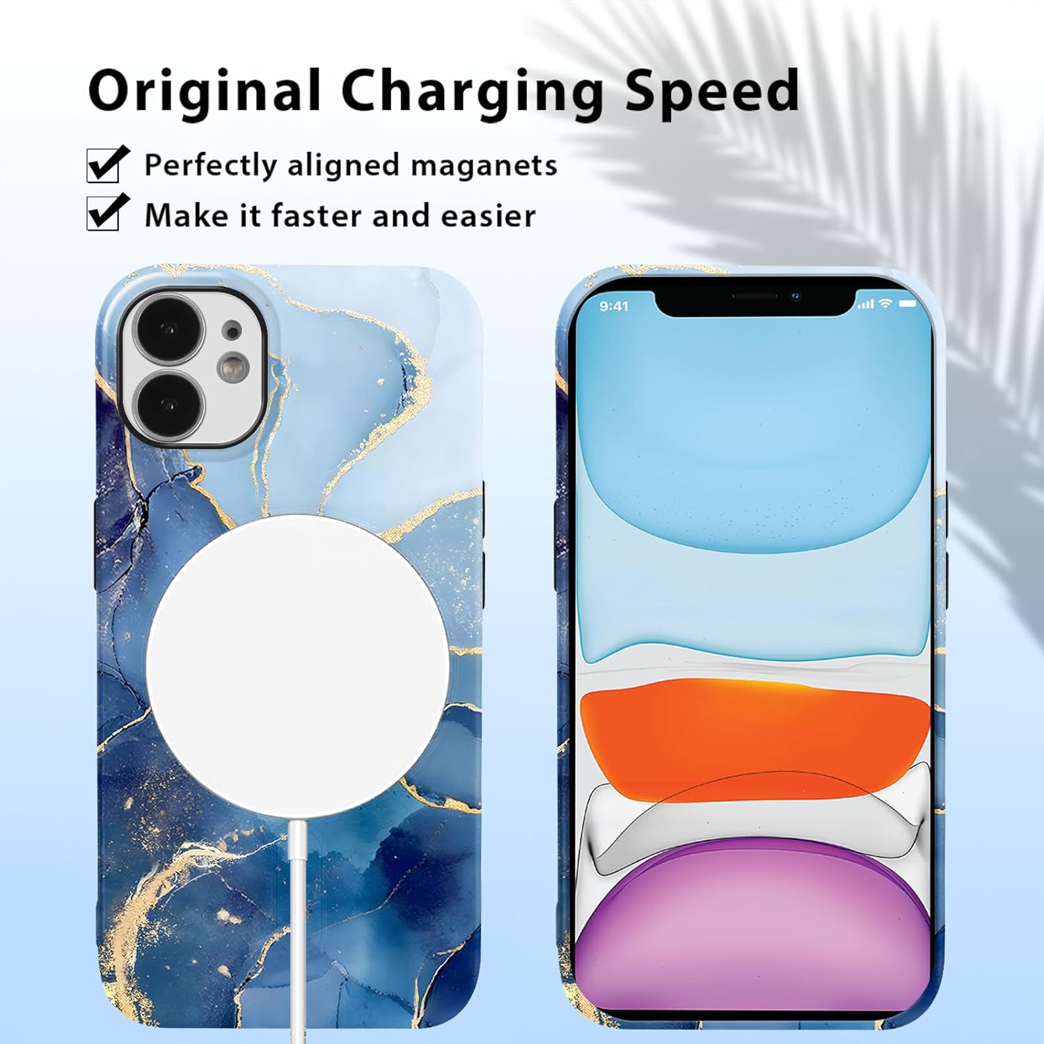 Magsafe Mamor design iPhone Hülle