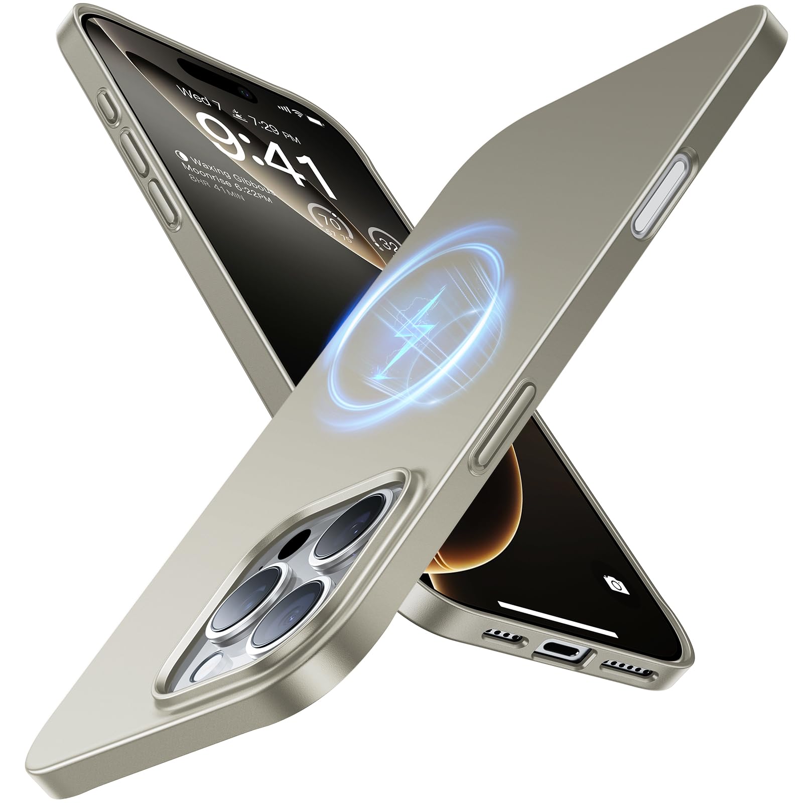 Ultra dünne MagSafe transparente iPhone Hülle