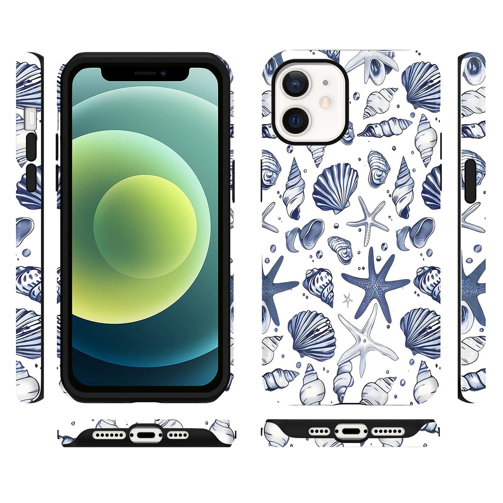 Sommerliche Muscheldesign iPhone Hülle