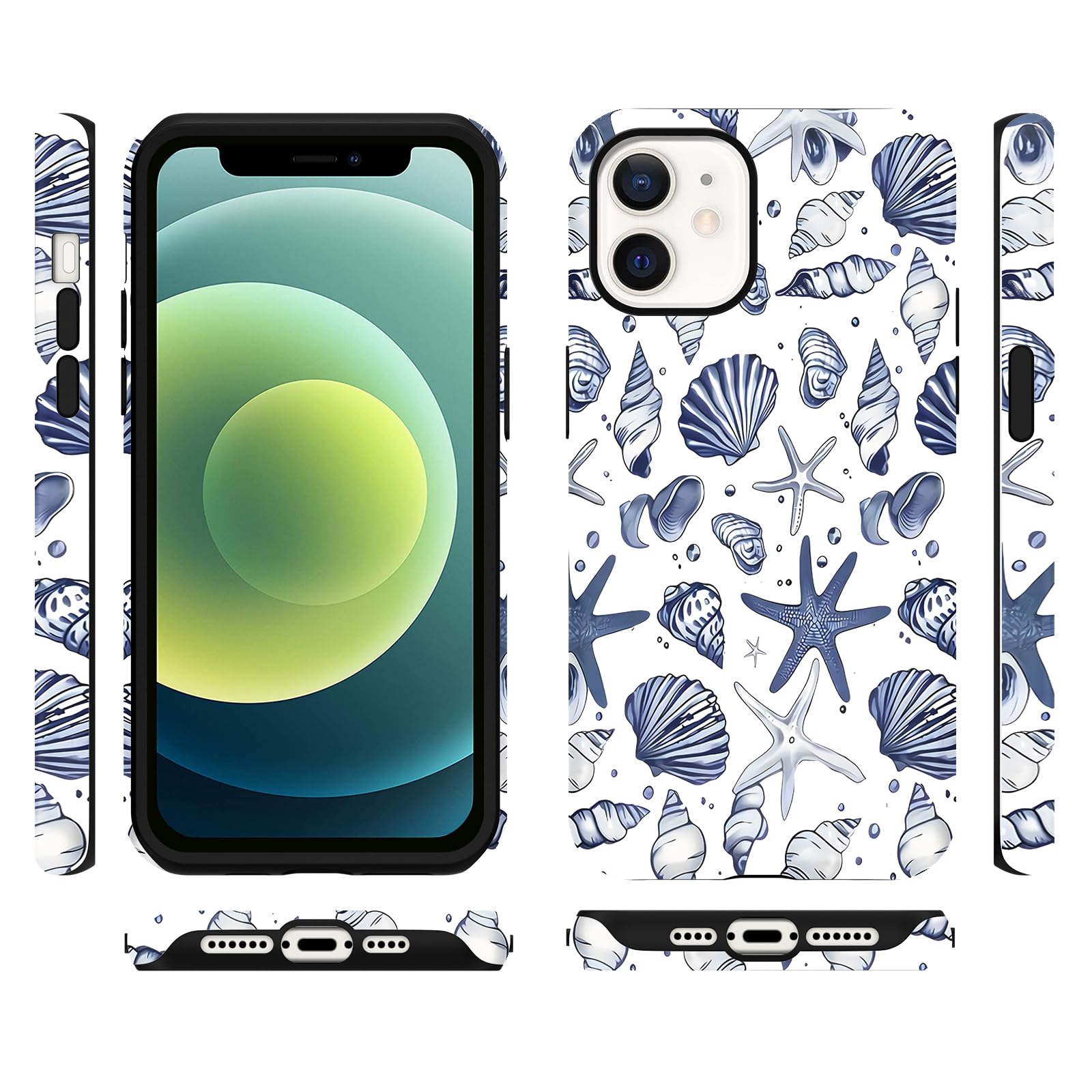 Sommerliche Muscheldesign iPhone Hülle