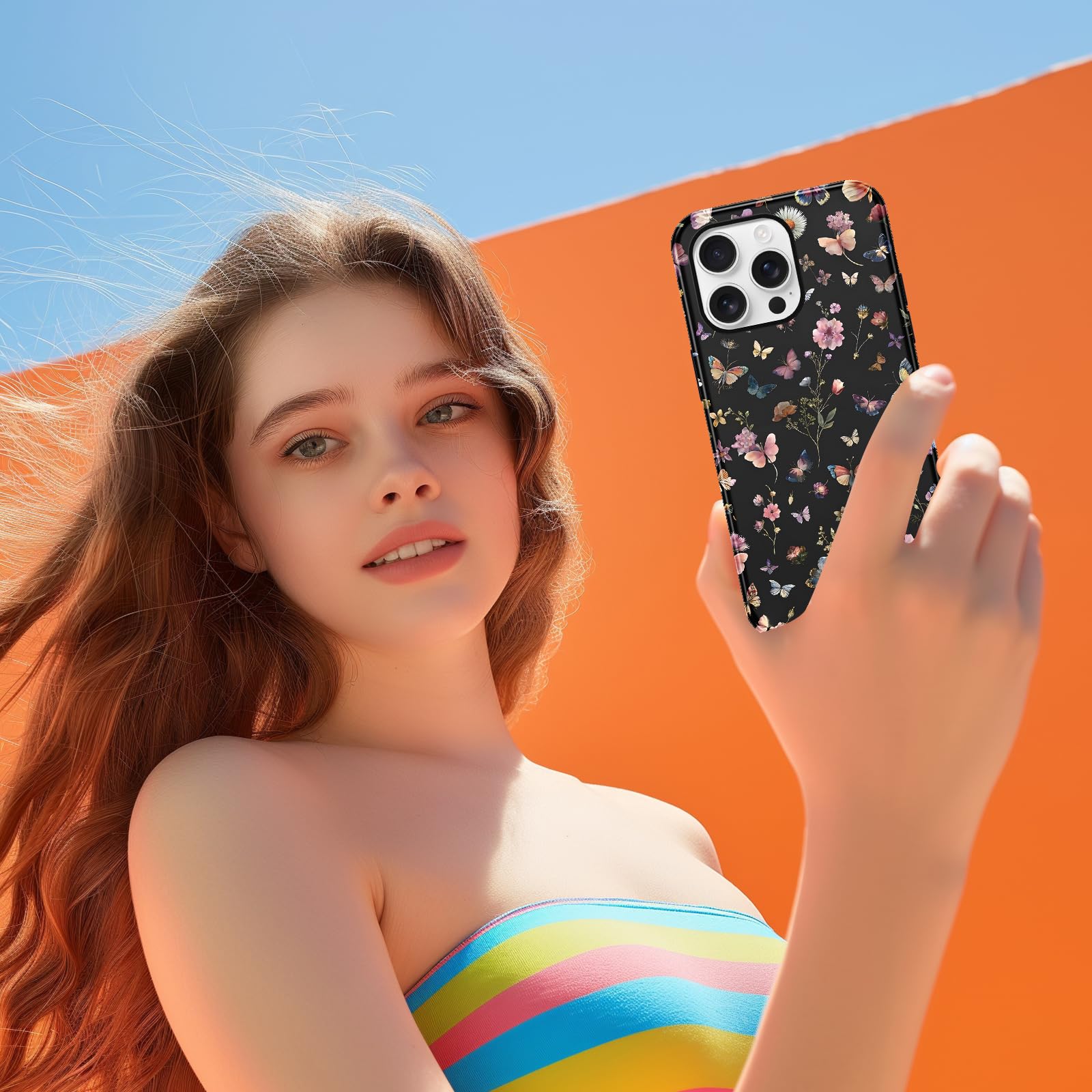 Ästhetische gemusterte iPhone Hülle