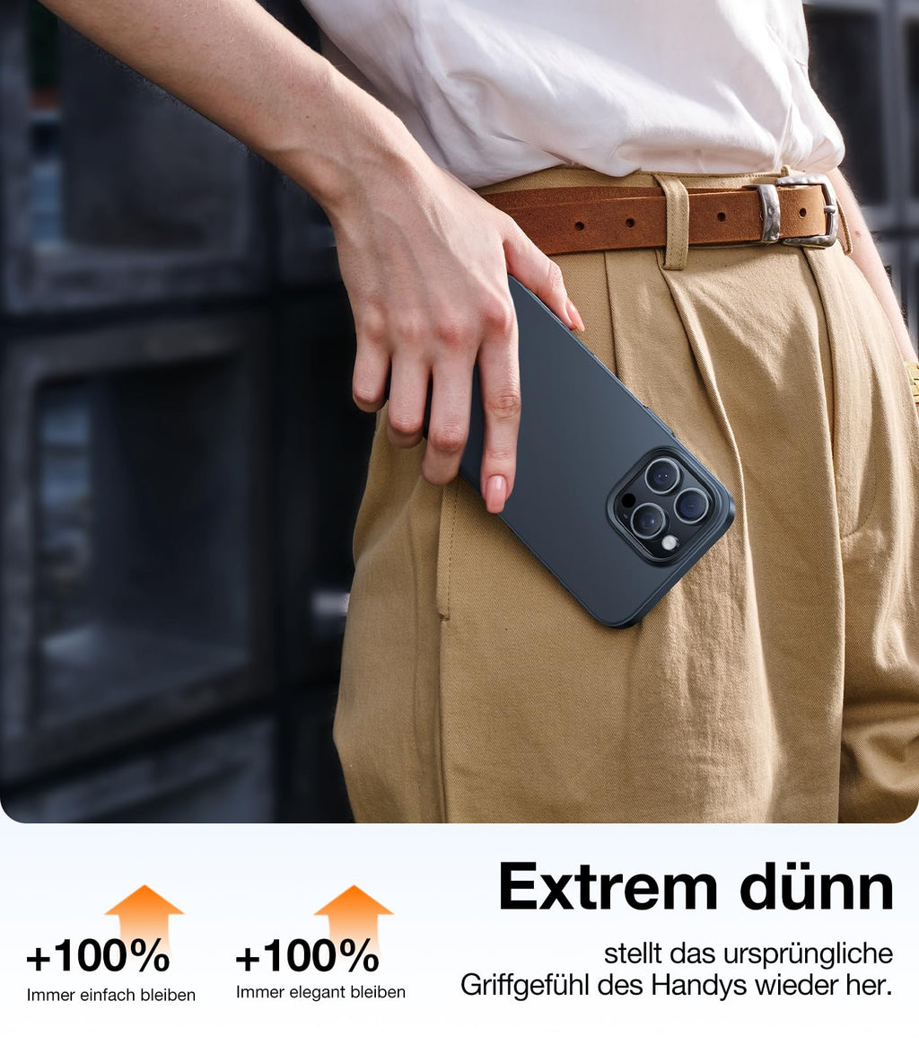 Ultra dünne MagSafe transparente iPhone Hülle