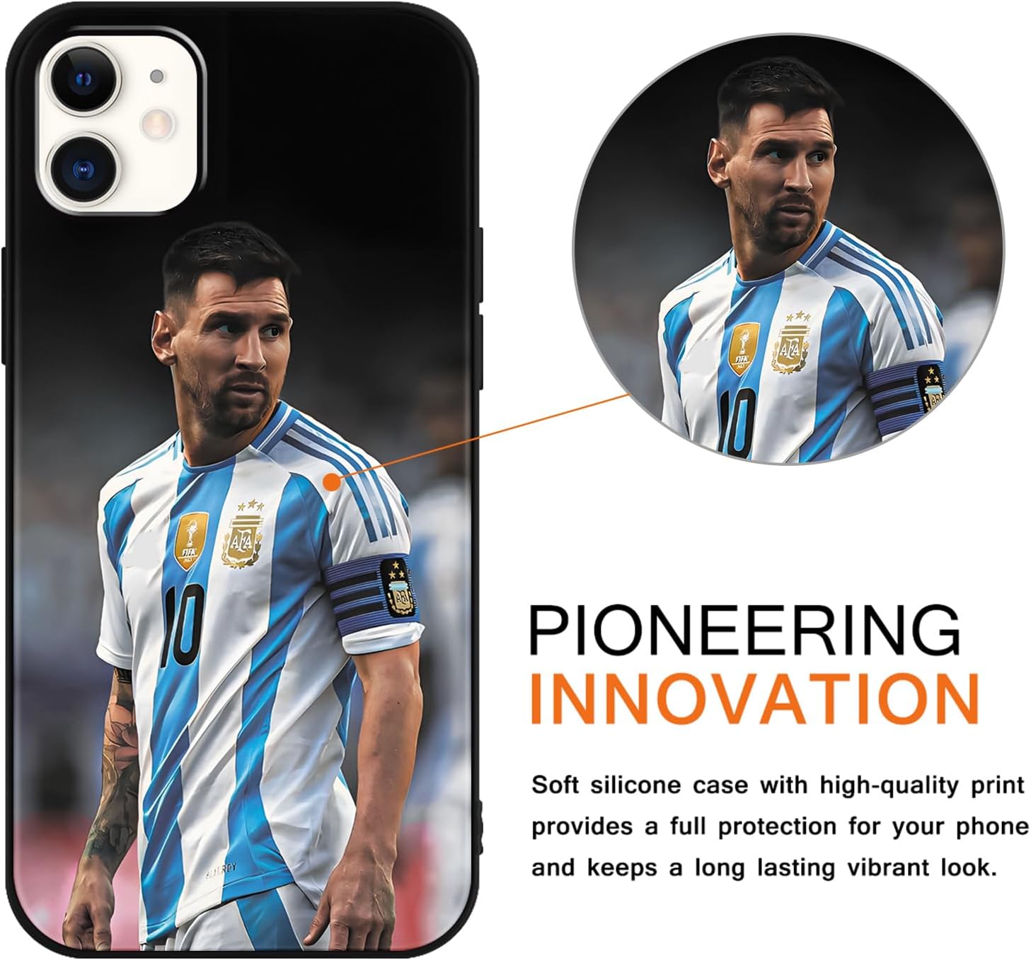 2 Stück Lionel Messi Handyhülle für iPhone 11